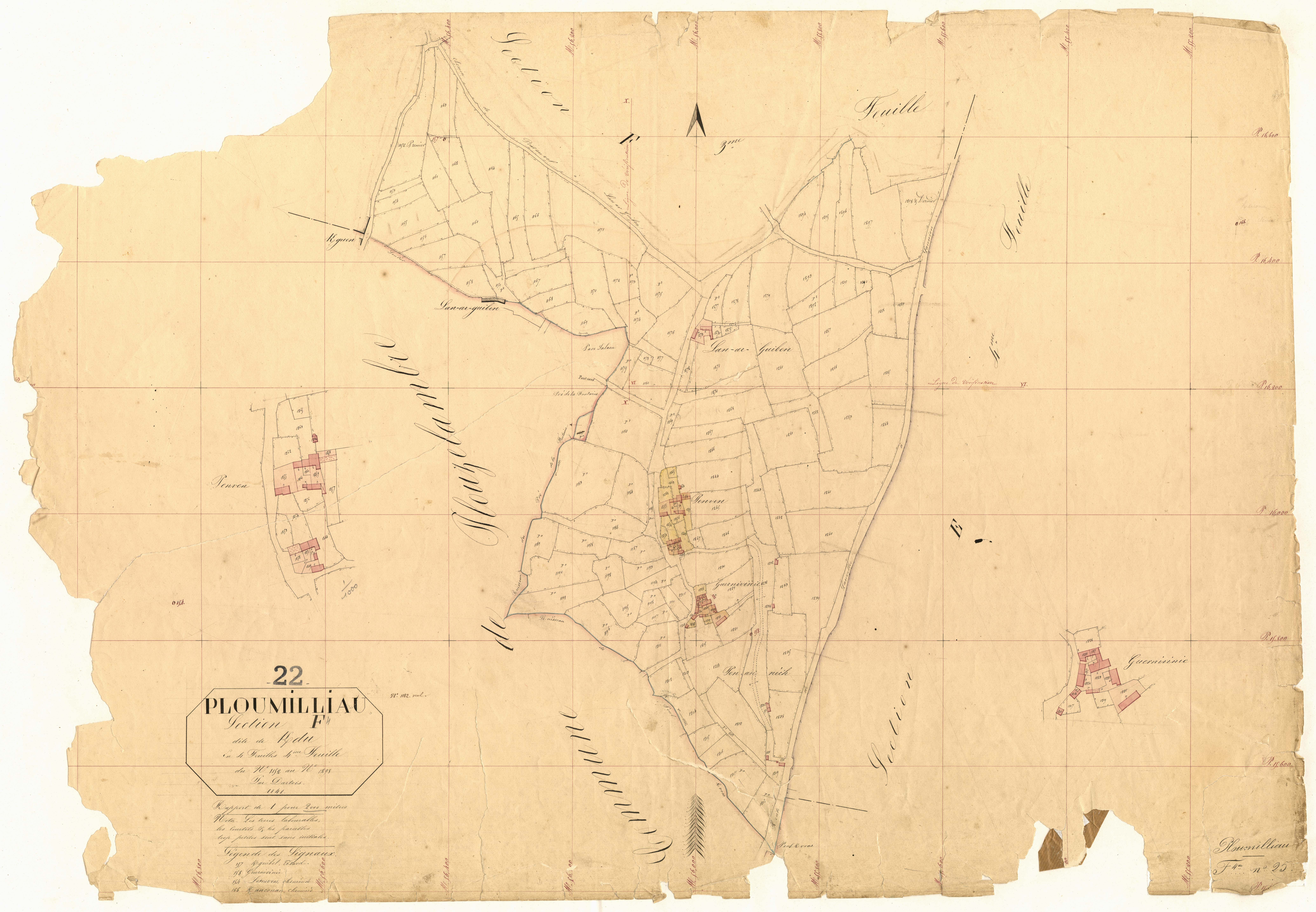 Ploumilliau - Section F, 4e feuille