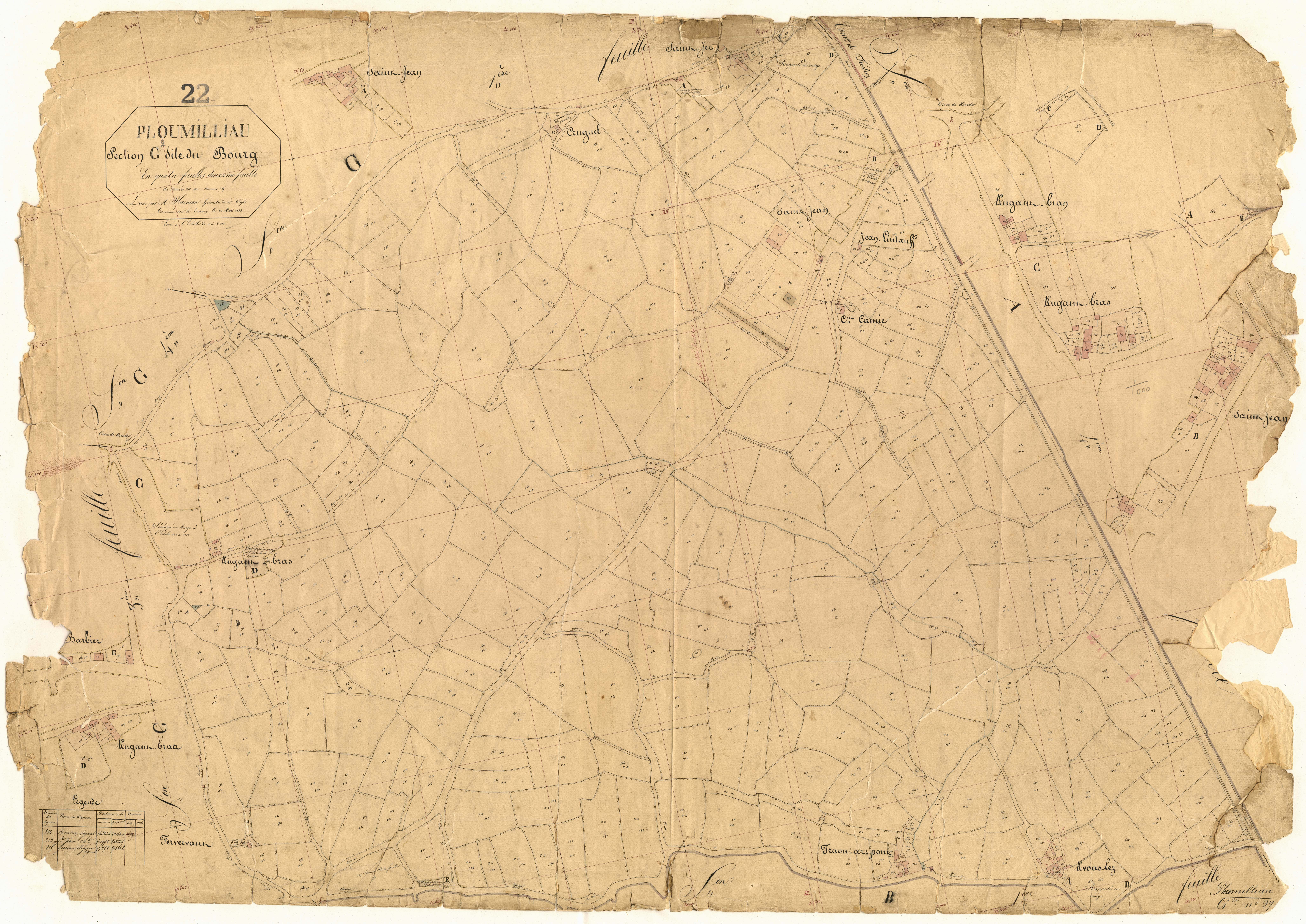 Ploumilliau - Section G, 2e feuille