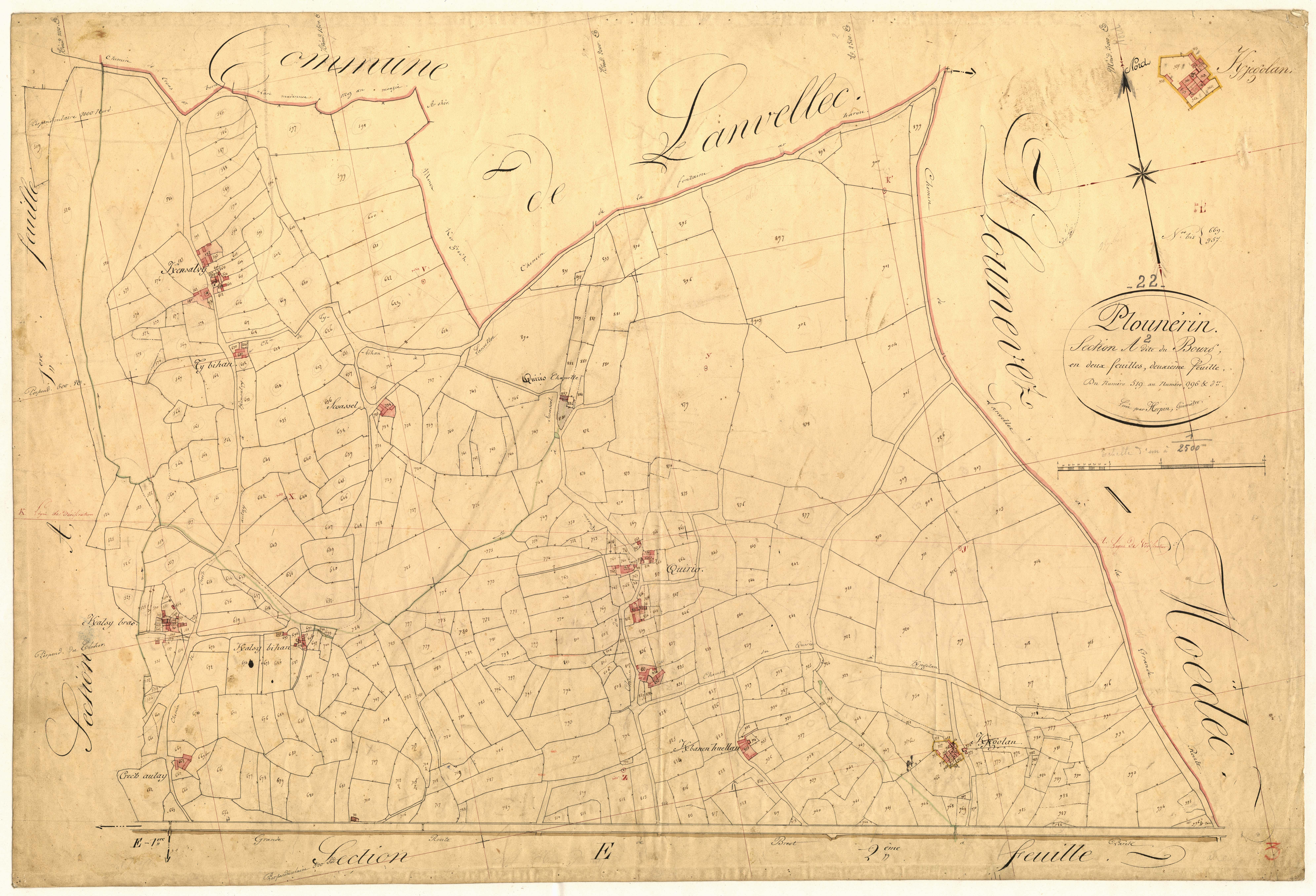 Plounérin - Section A, 2e feuille
