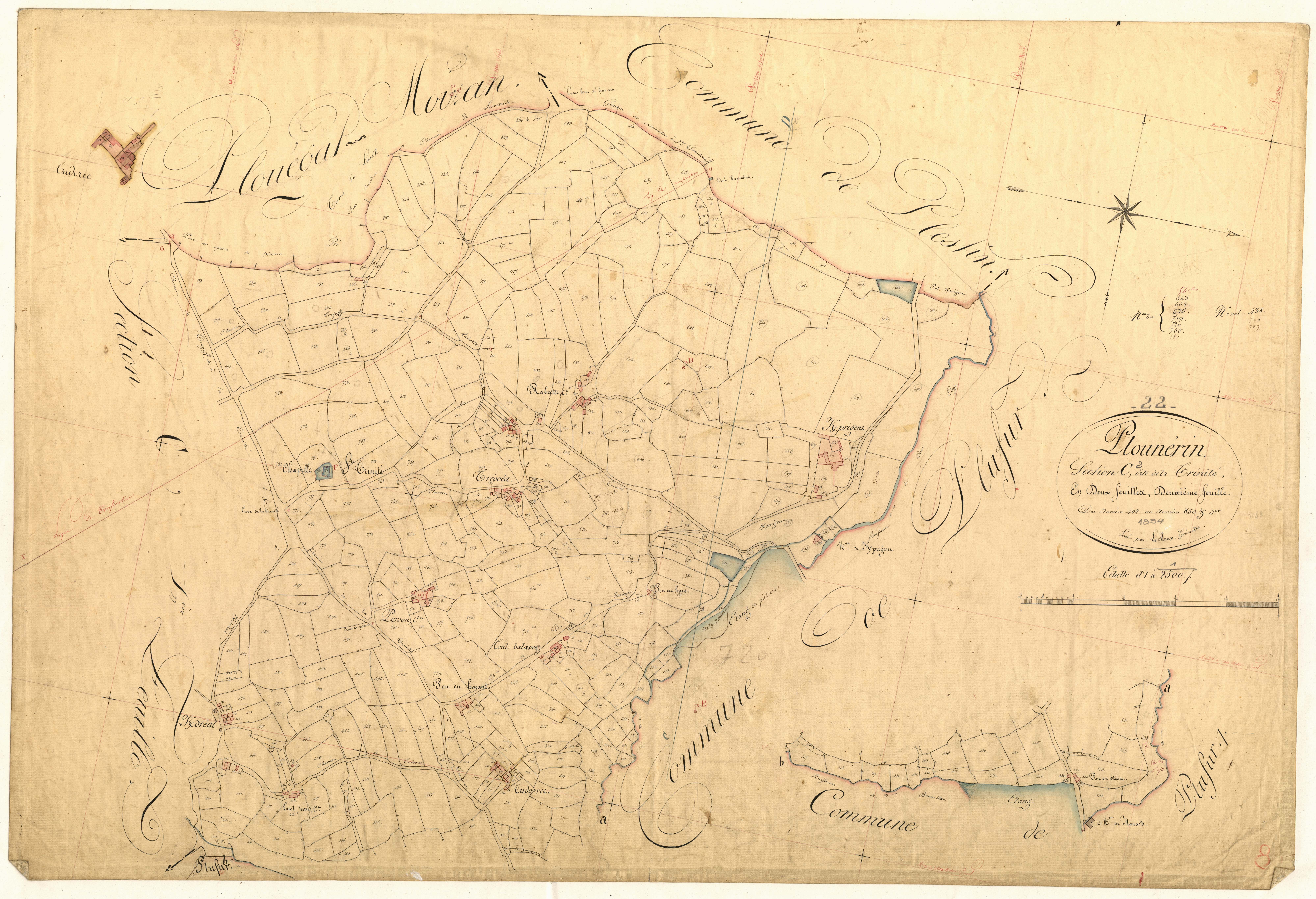 Plounérin - Section C, 2e feuille