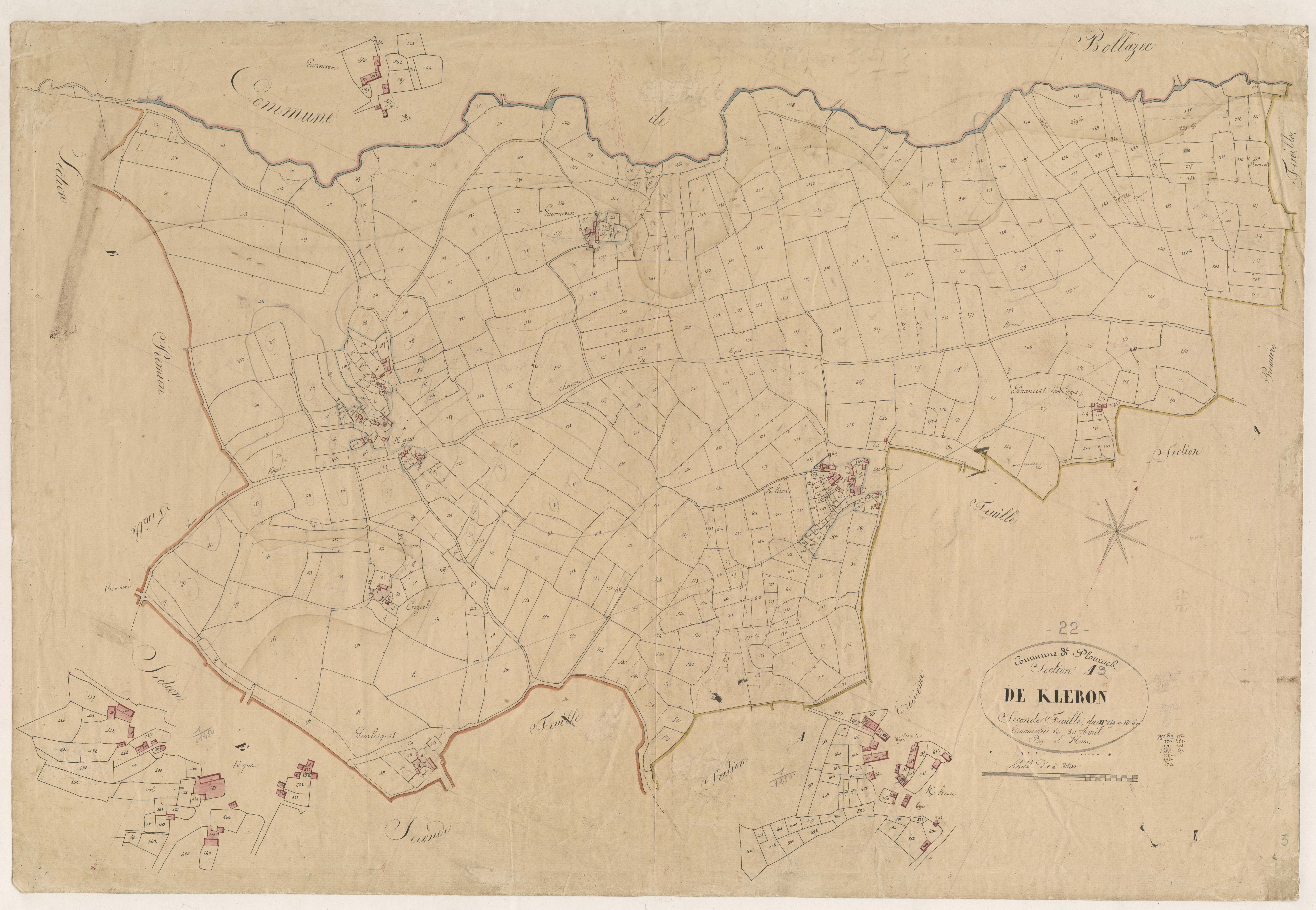 Plourac'h - Section A, 2e feuille