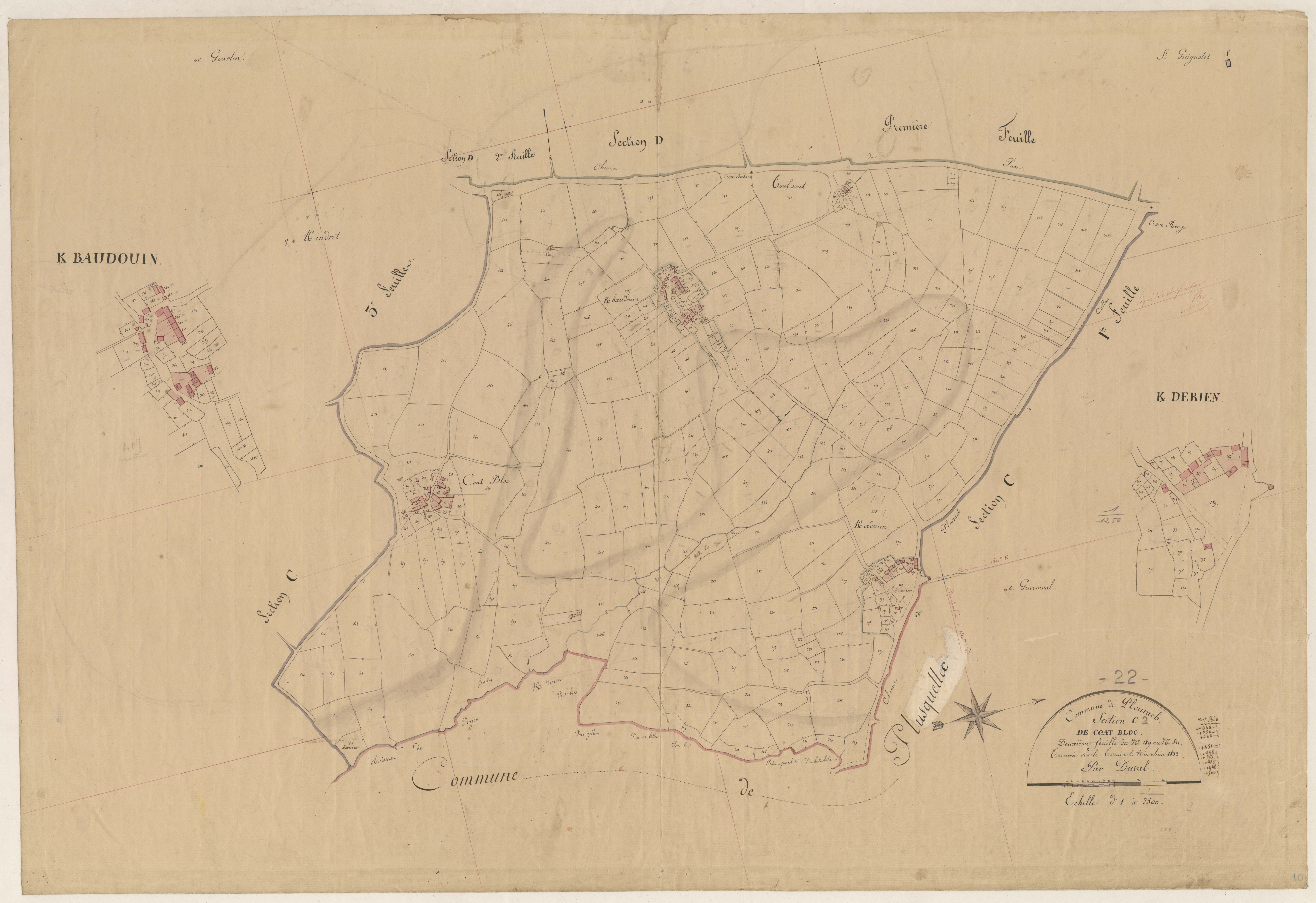 Plourac'h - Section C, 2e feuille