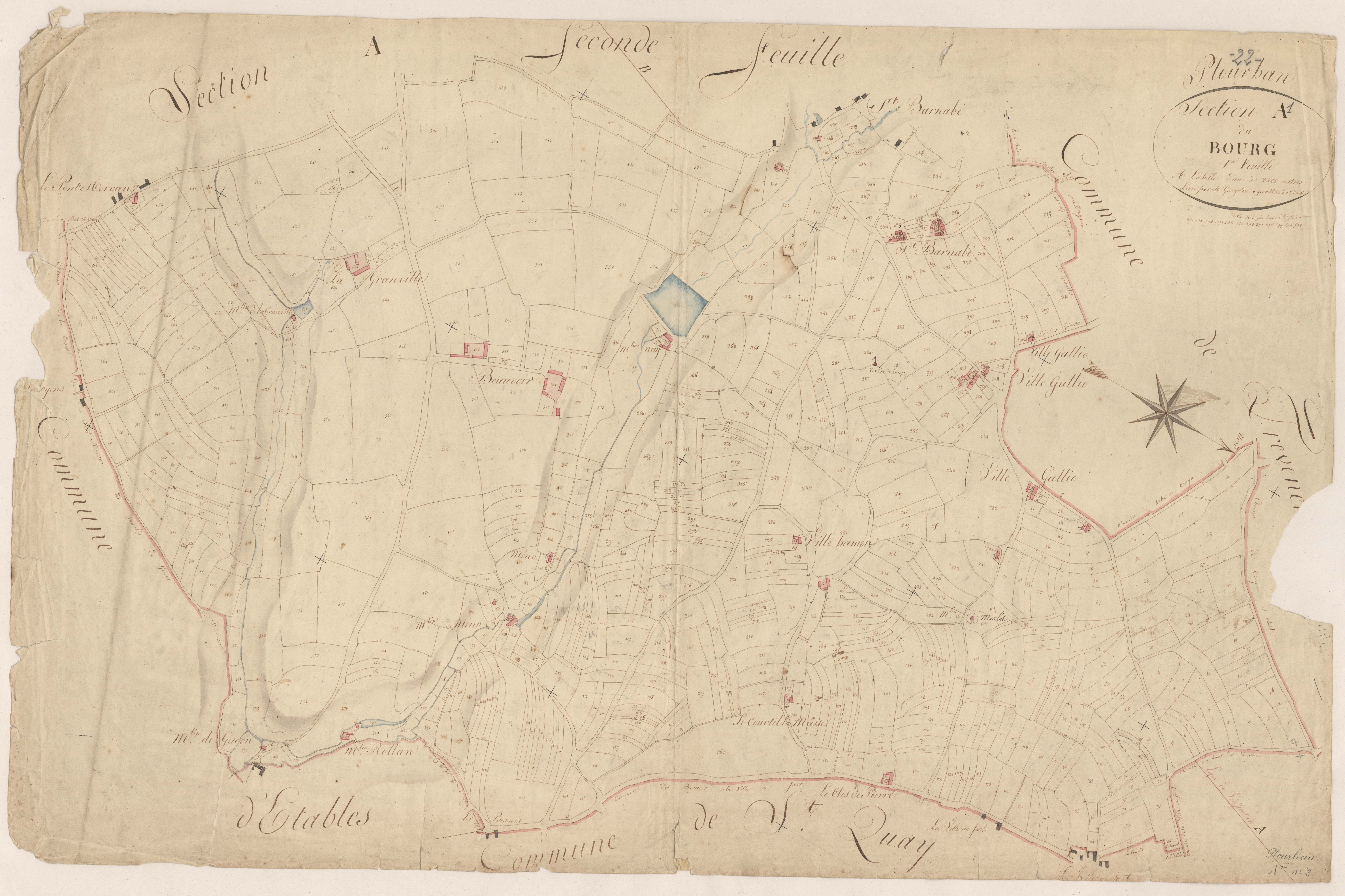 Plourhan - Section A, 1re feuille