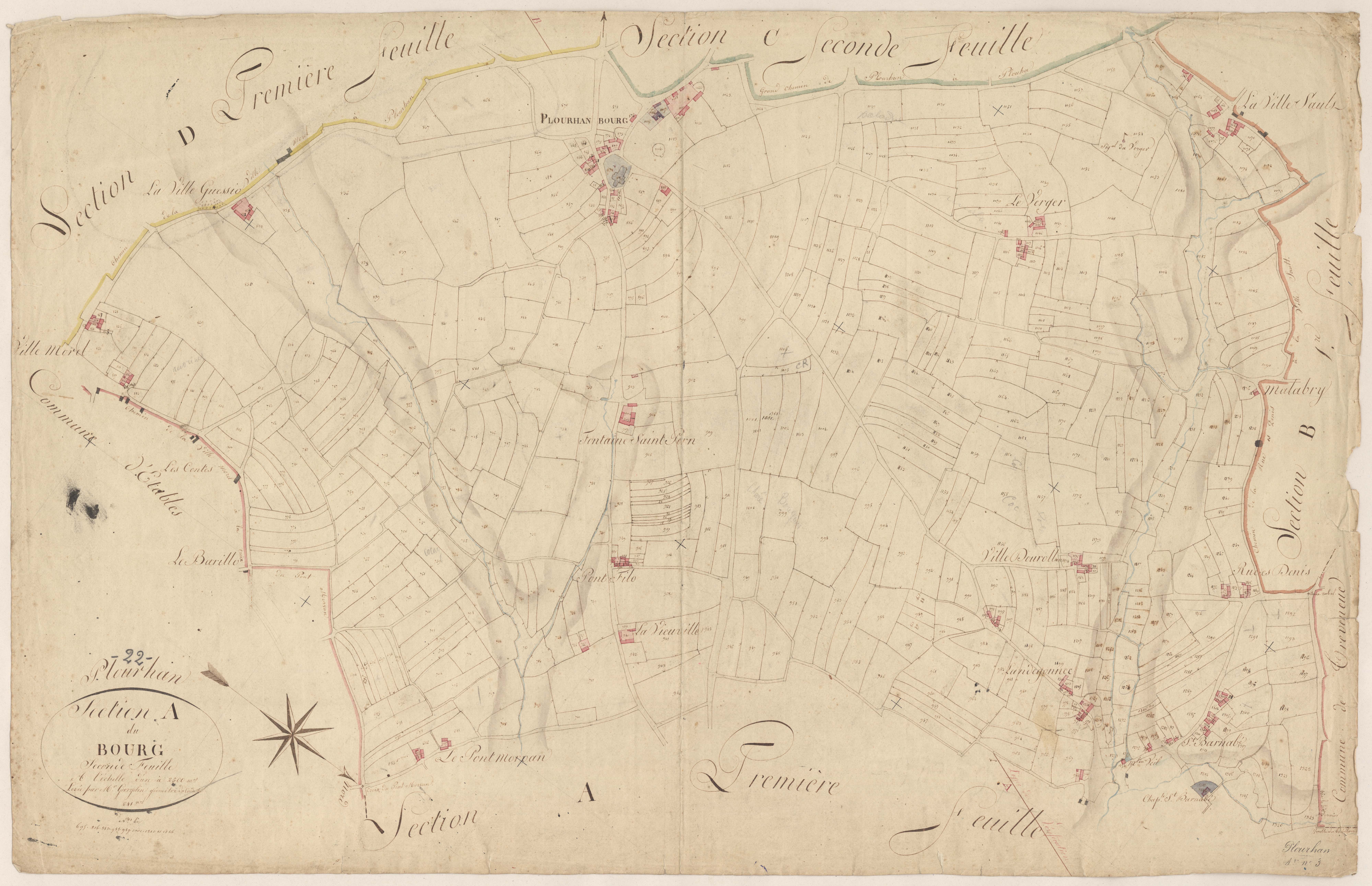 Plourhan - Section A, 2e feuille