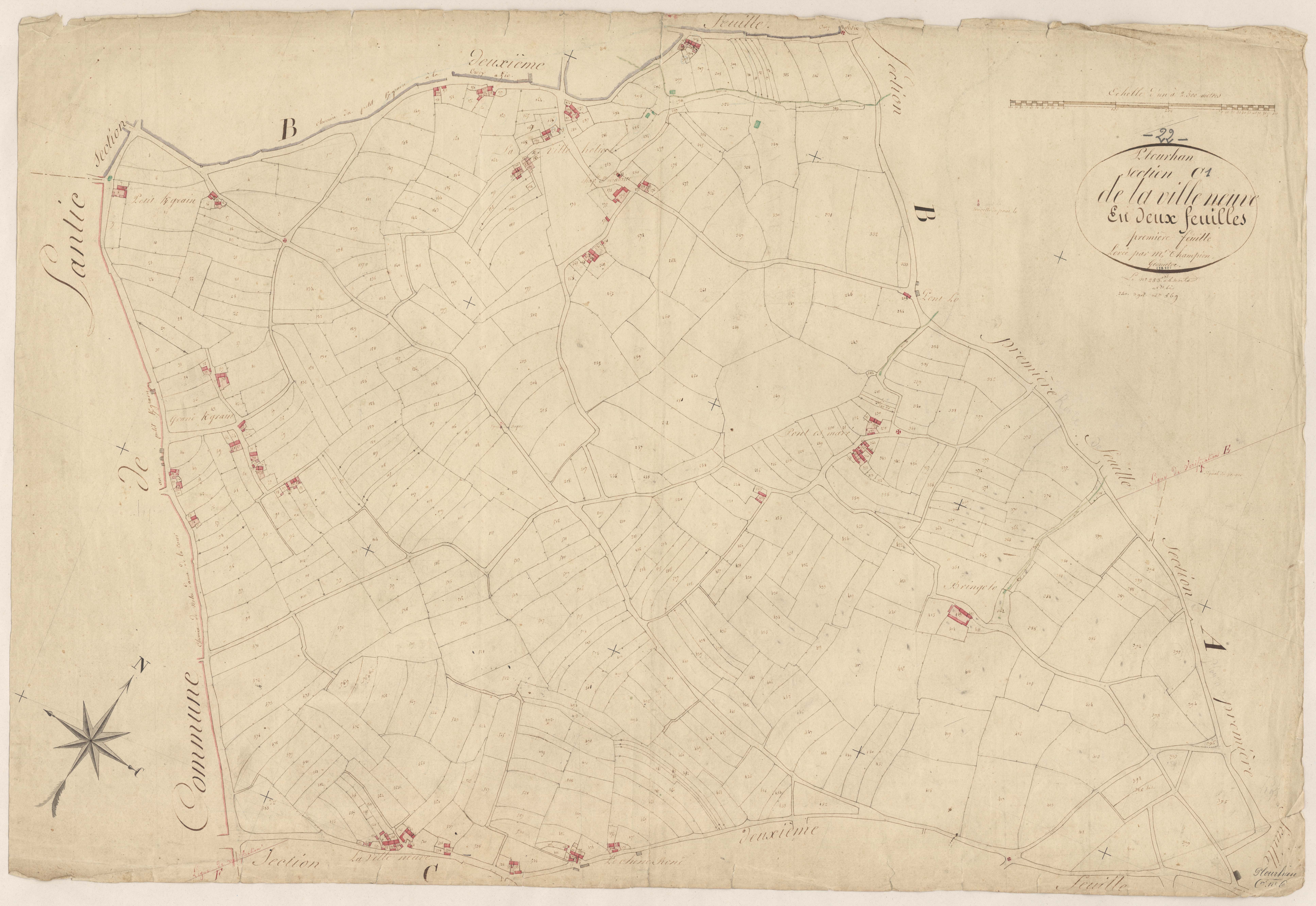 Plourhan - Section C, 1re feuille