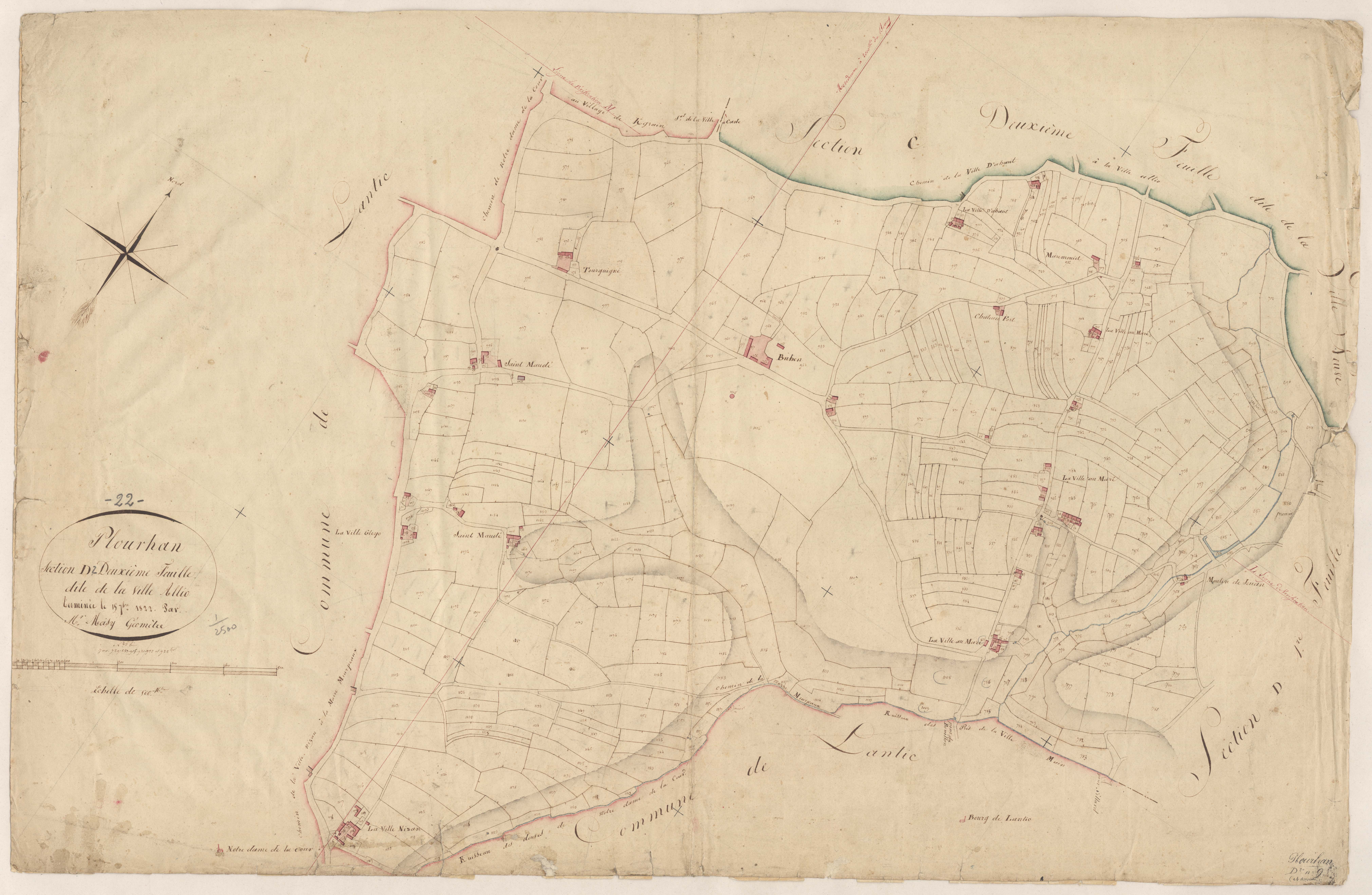 Plourhan - Section D, 2e feuille