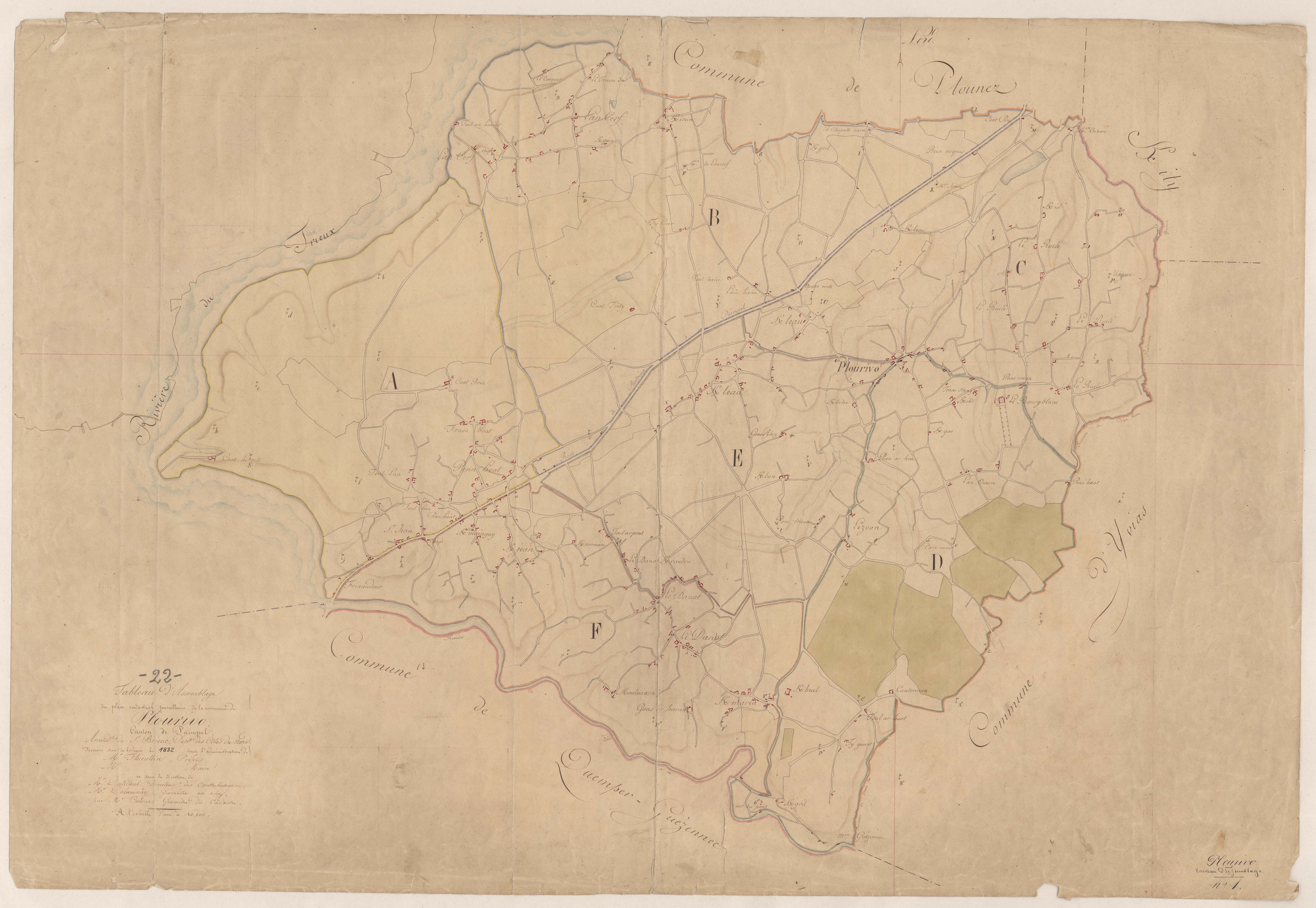 Plourivo - Tableau d'assemblage