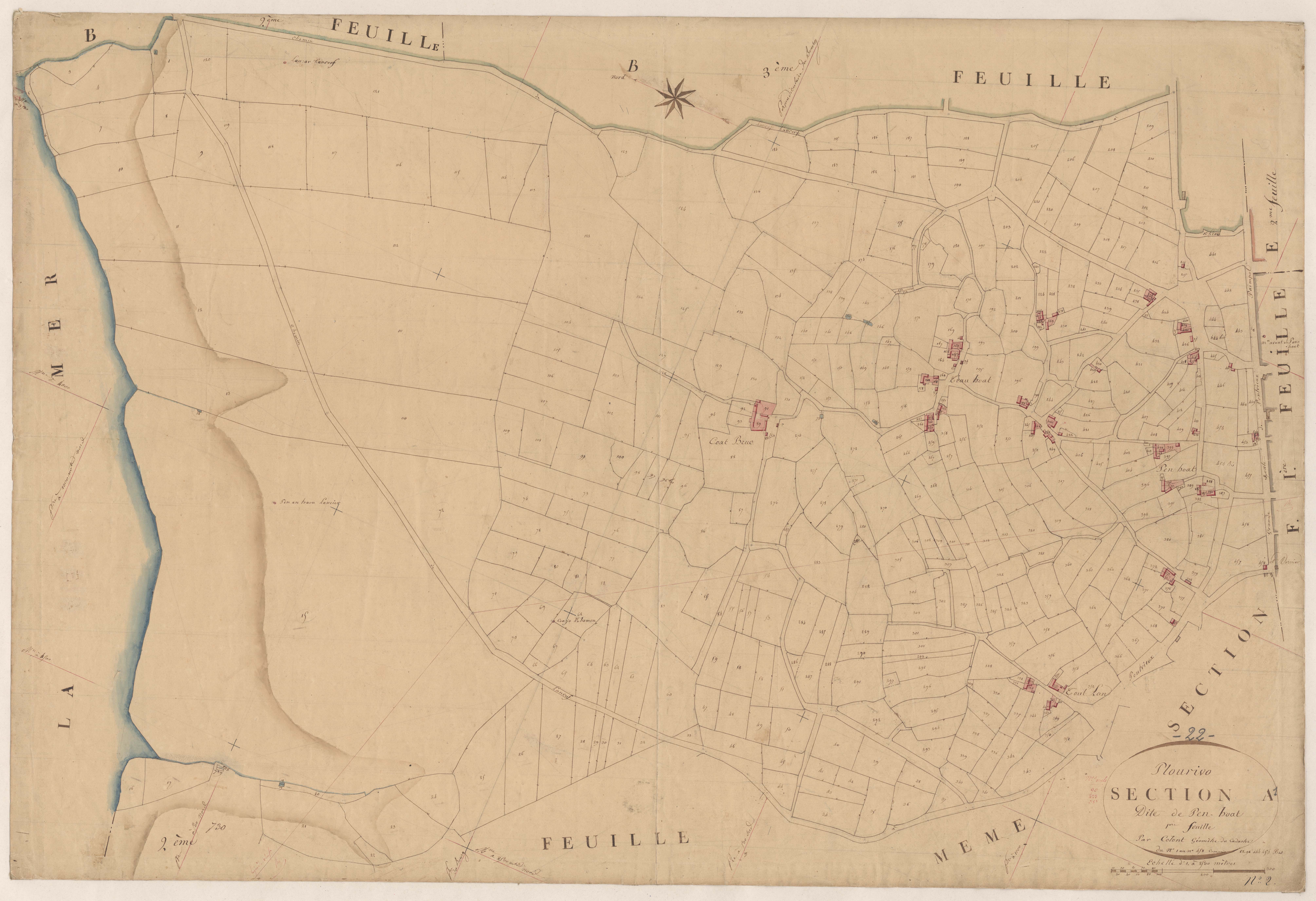 Plourivo - Section A, 1re feuille
