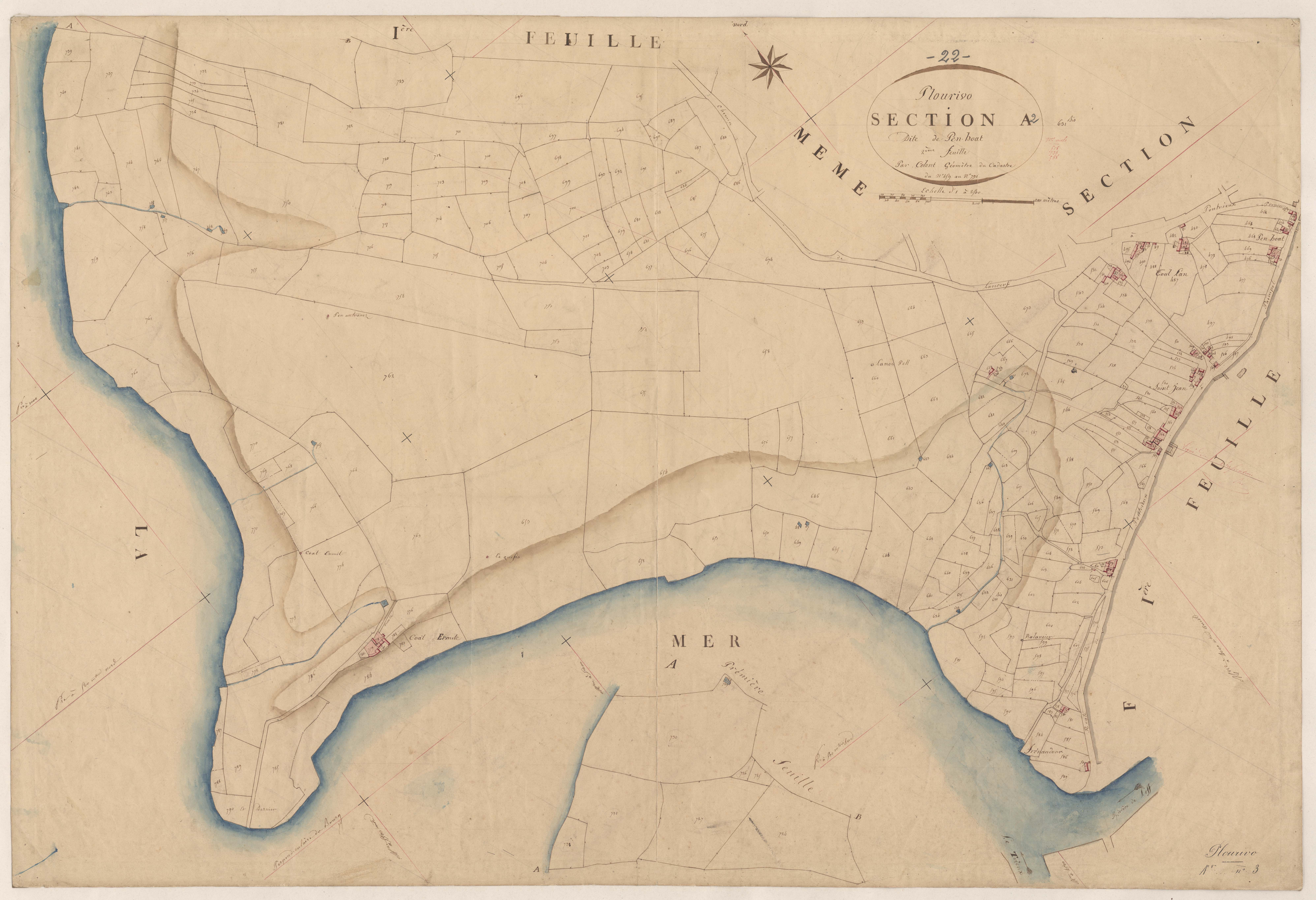 Plourivo - Section A, 2e feuille