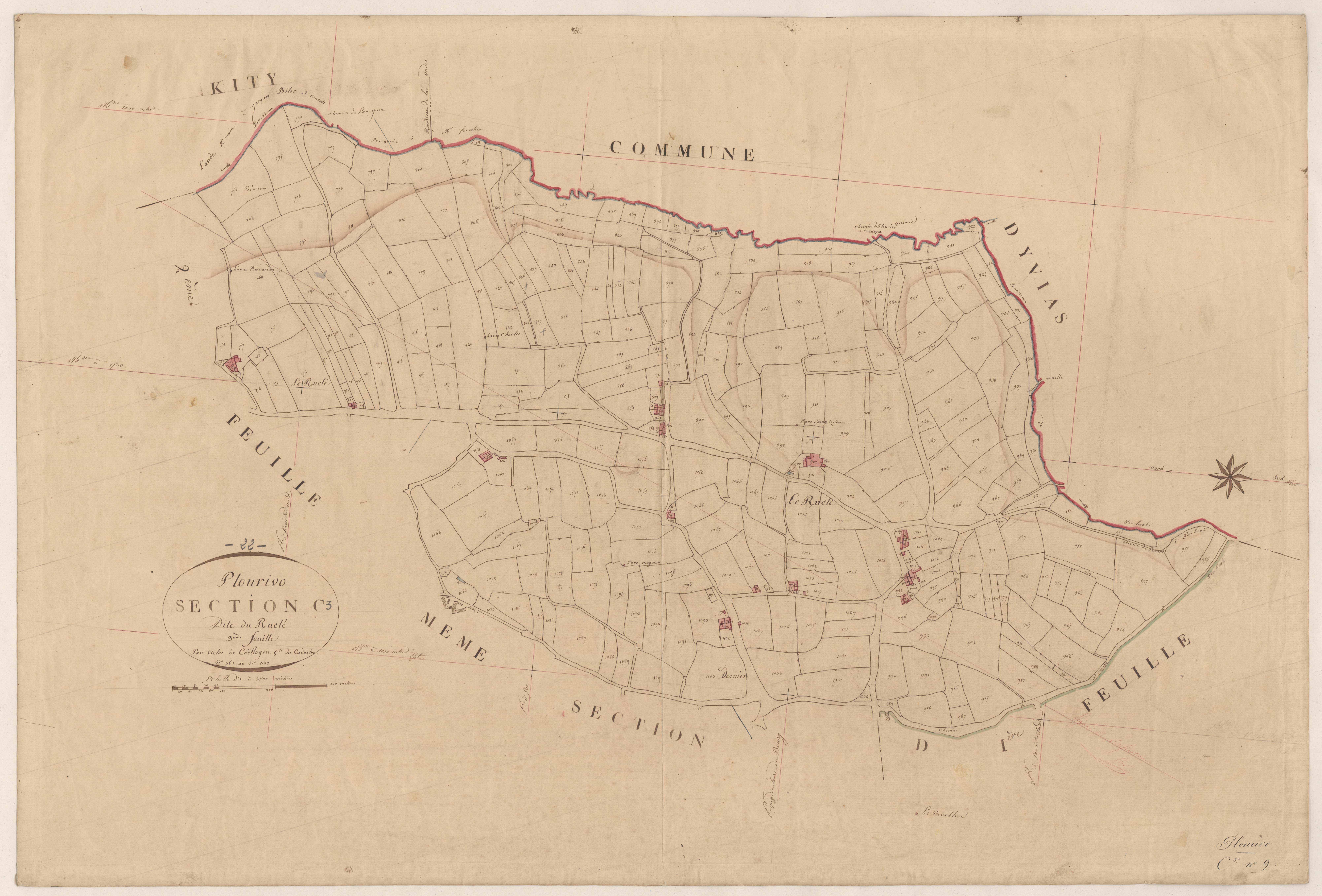 Plourivo - Section C, 3e feuille