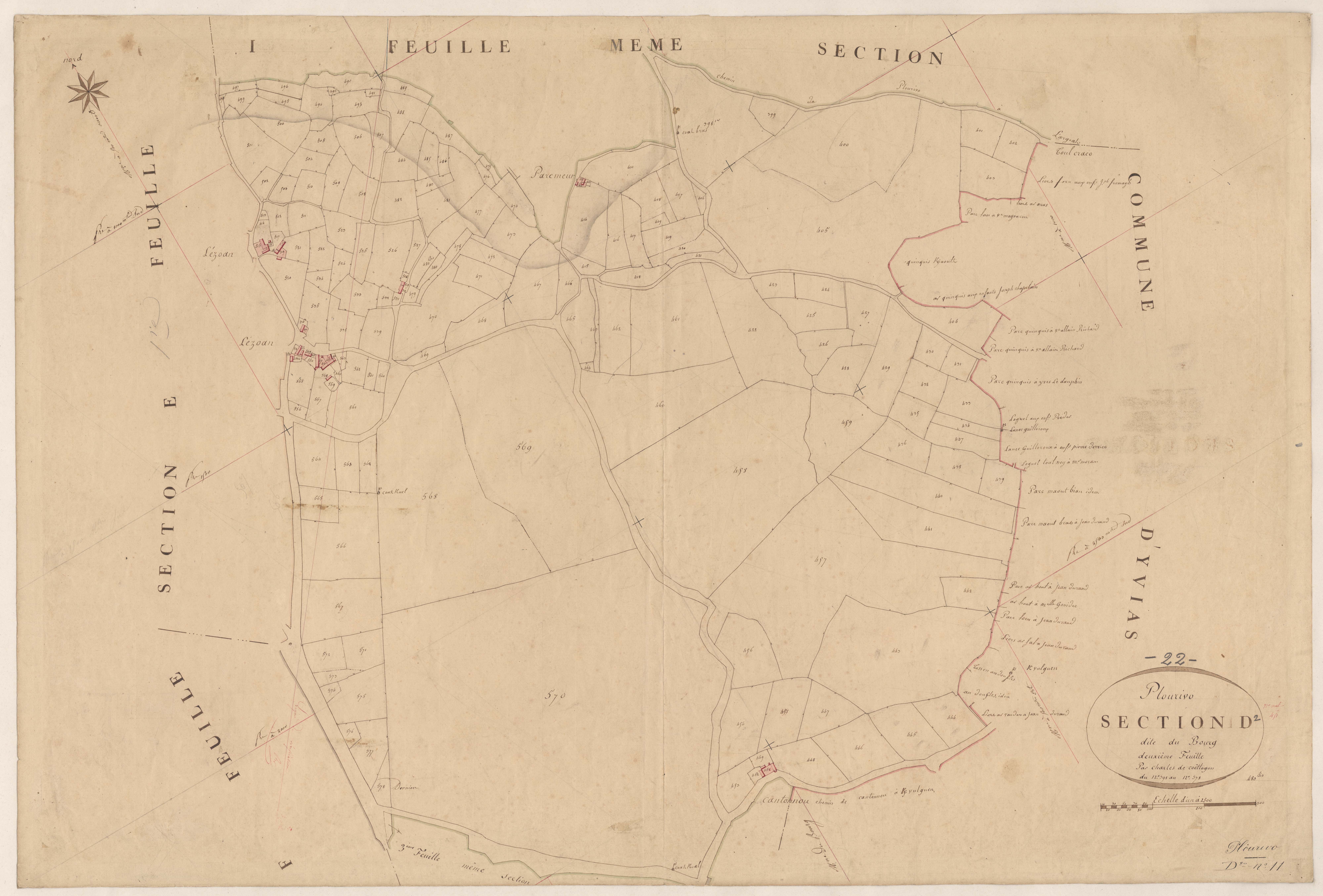 Plourivo - Section D, 2e feuille