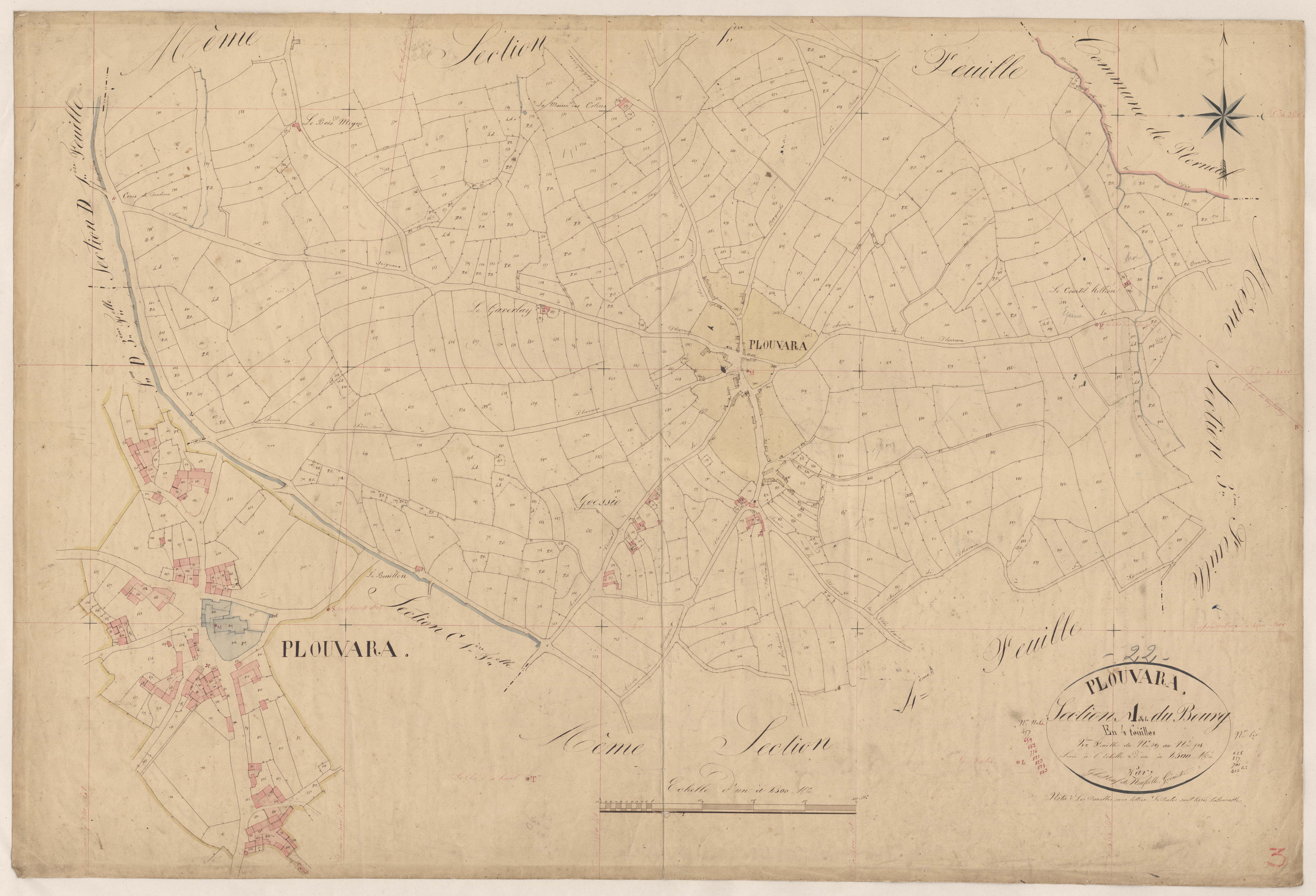Plouvara - Section A, 2e feuille