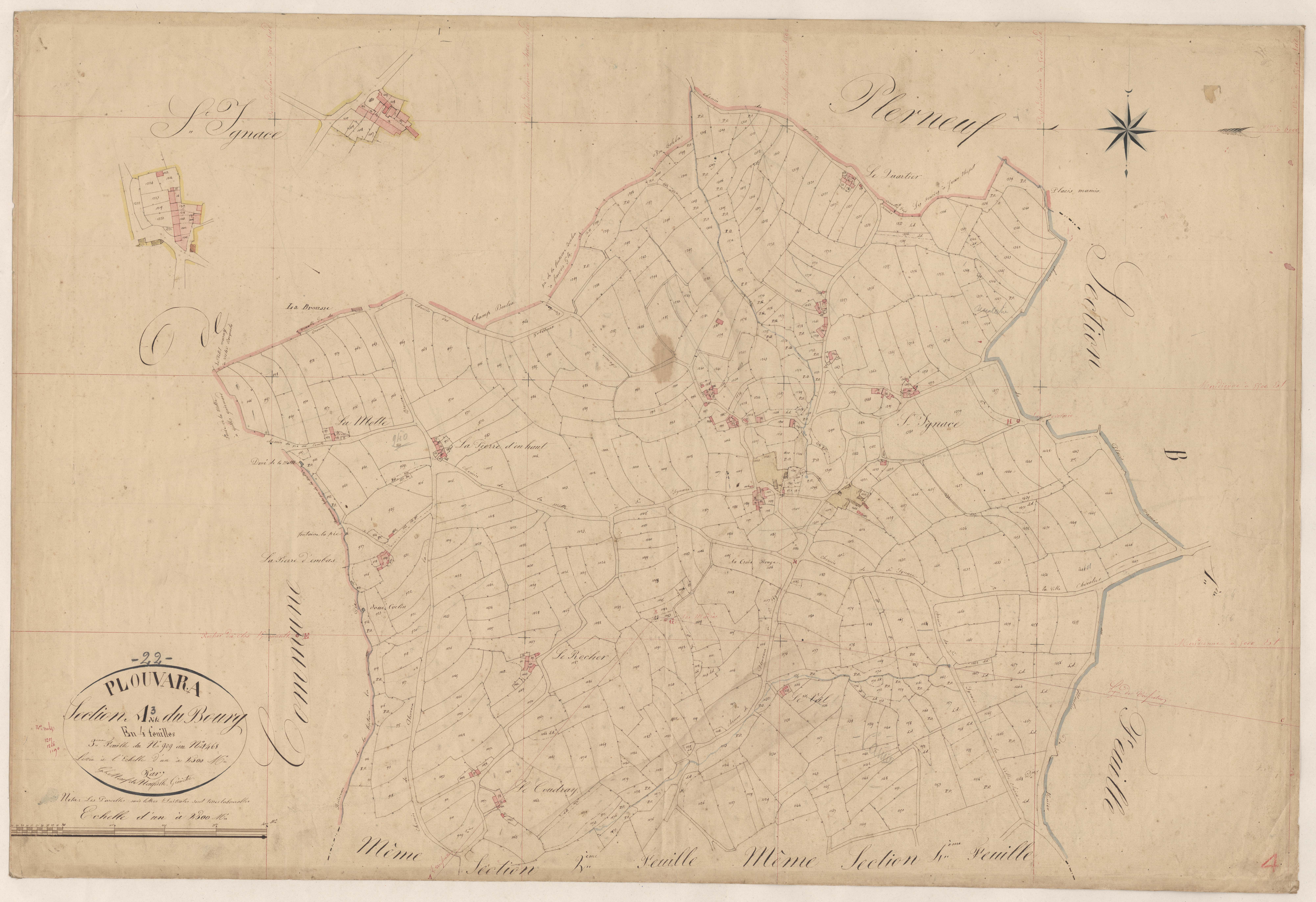 Plouvara - Section A, 3e feuille