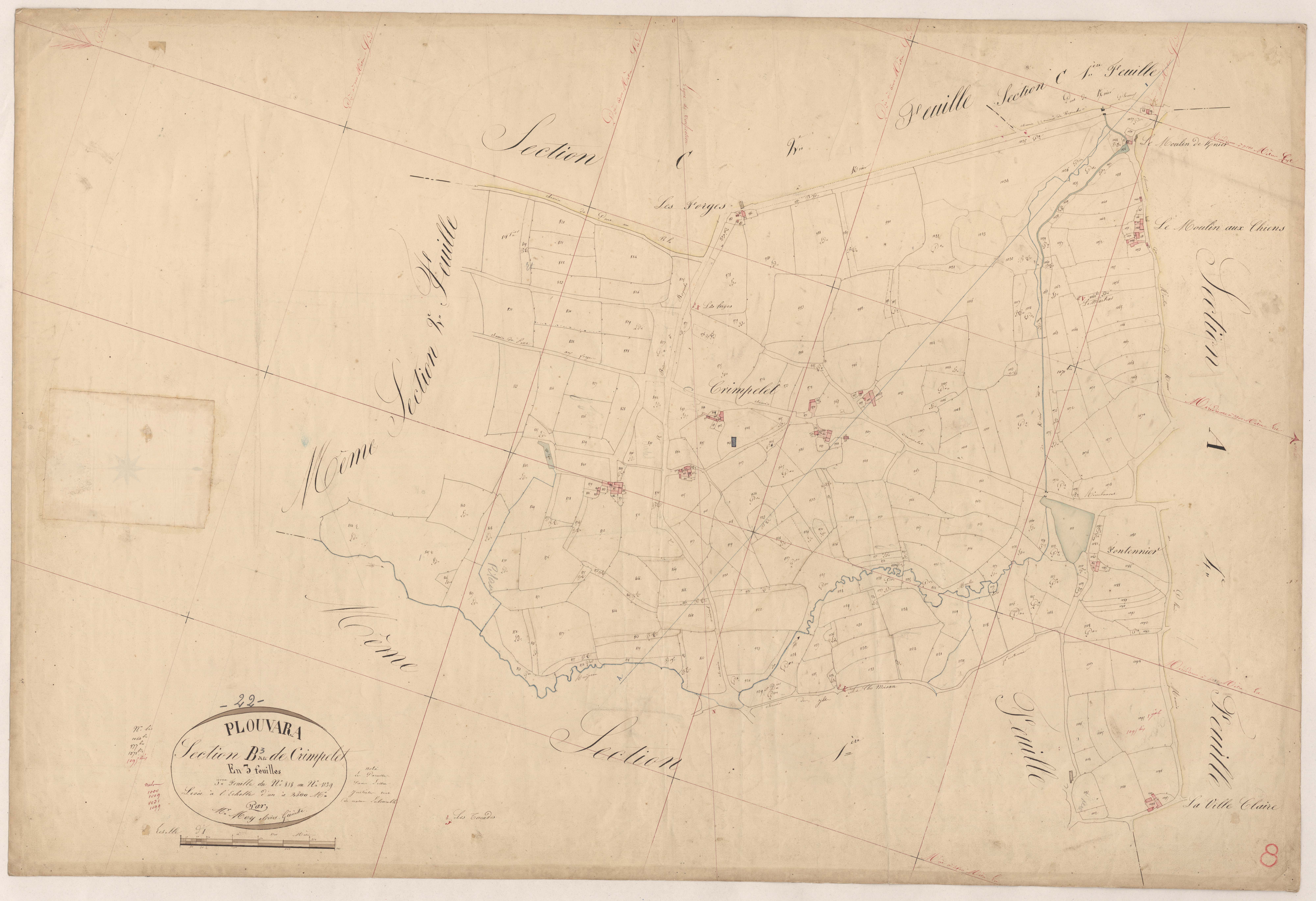 Plouvara - Section B, 3e feuille
