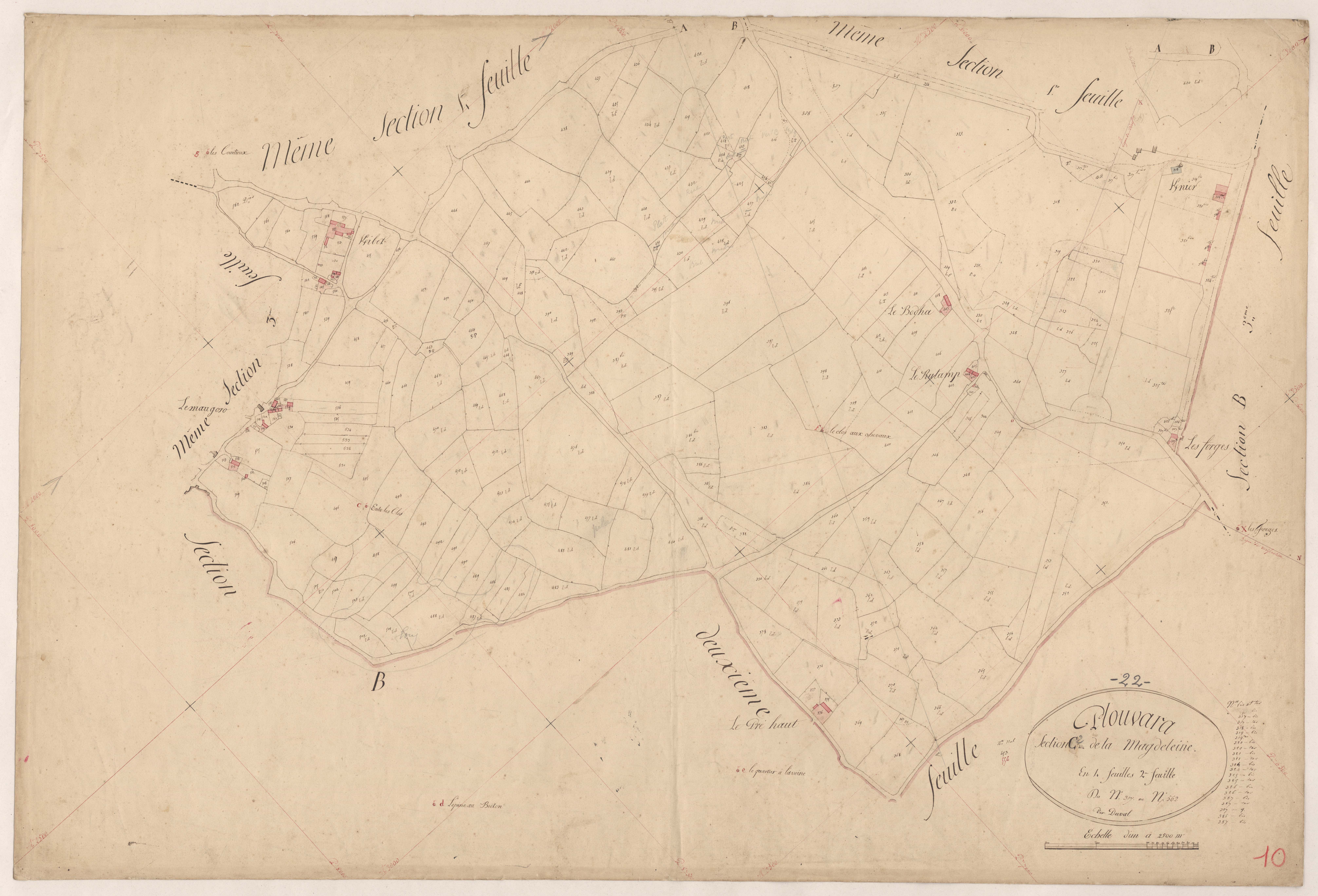 Plouvara - Section C, 2e feuille