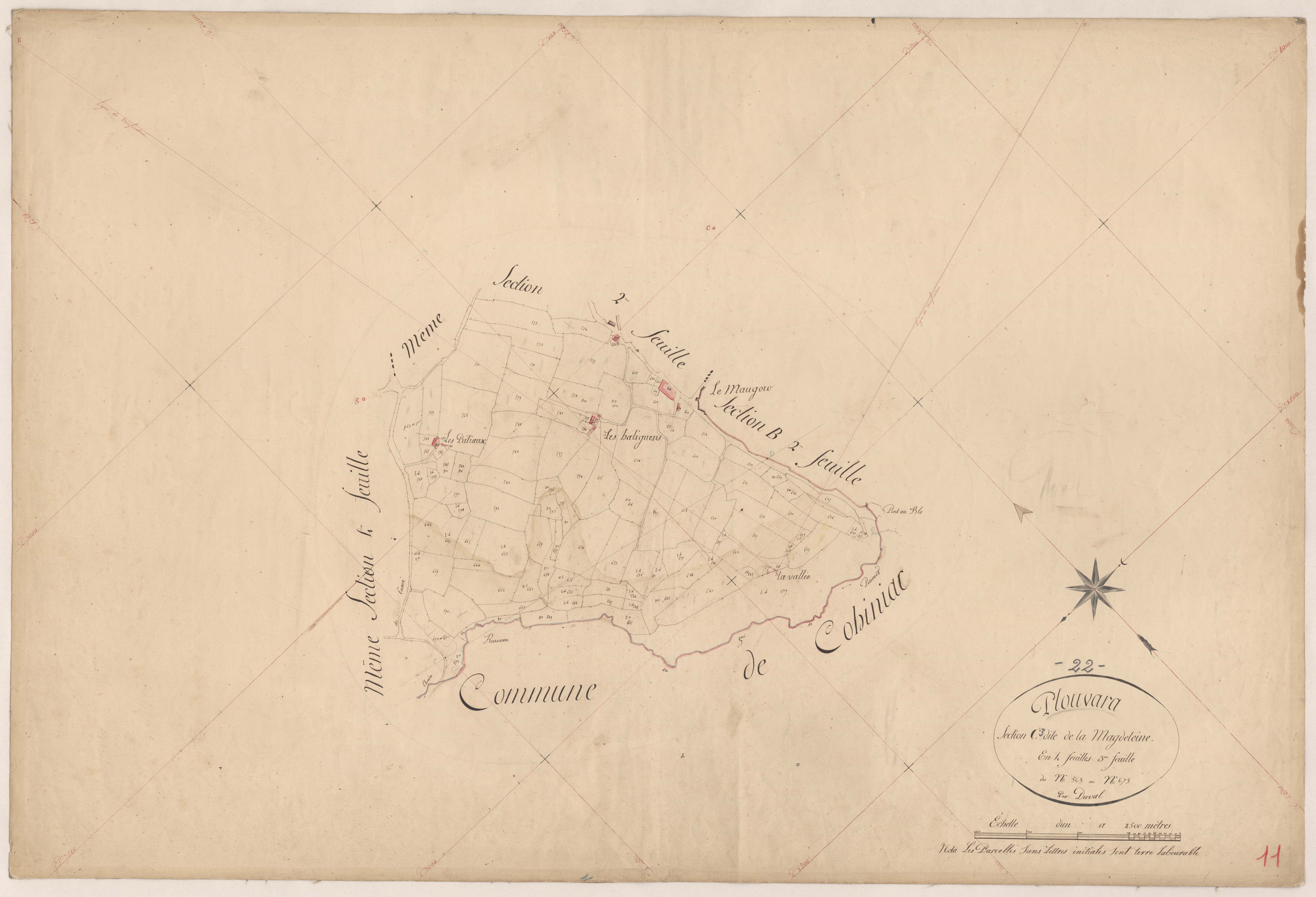 Plouvara - Section C, 3e feuille
