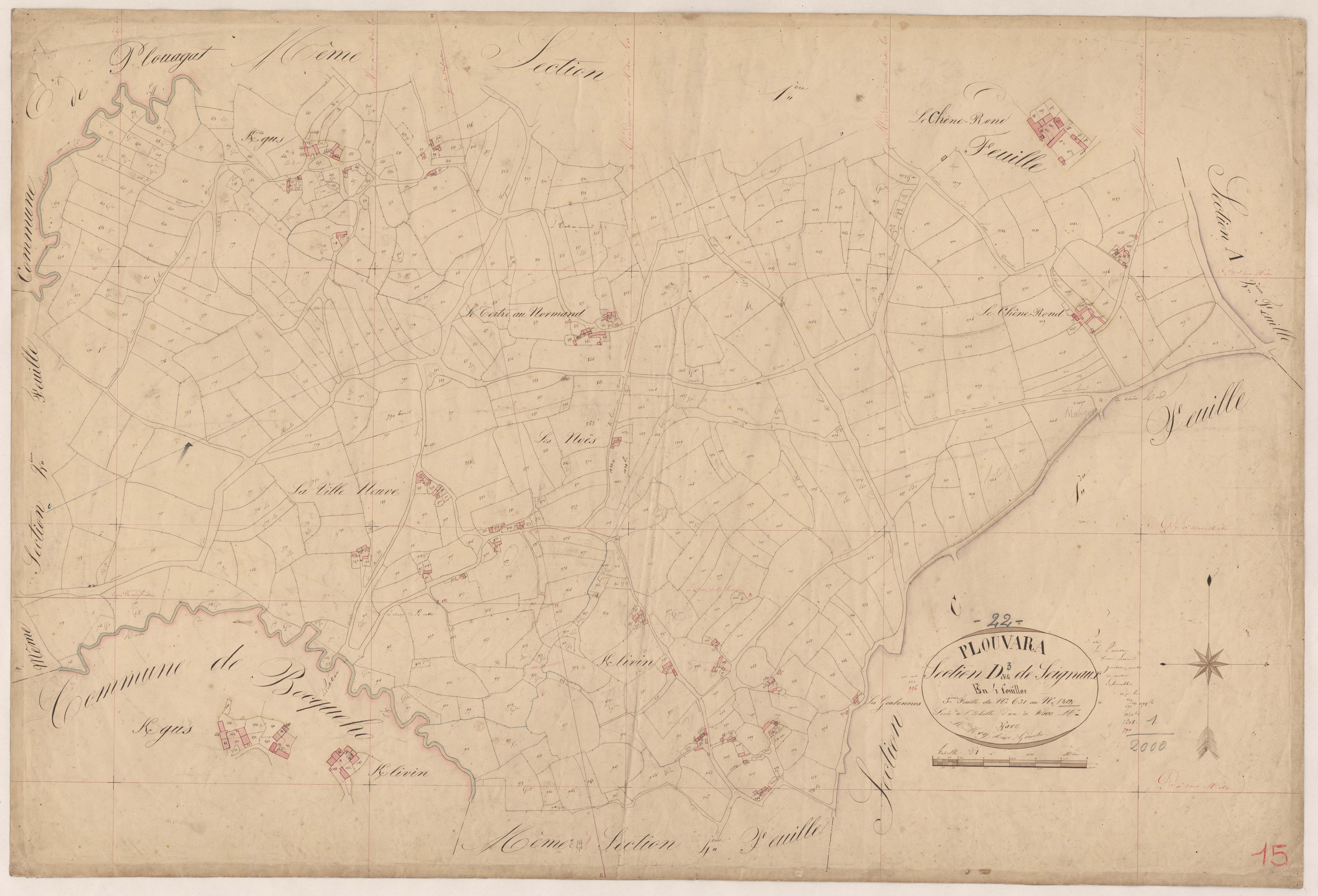 Plouvara - Section D, 3e feuille