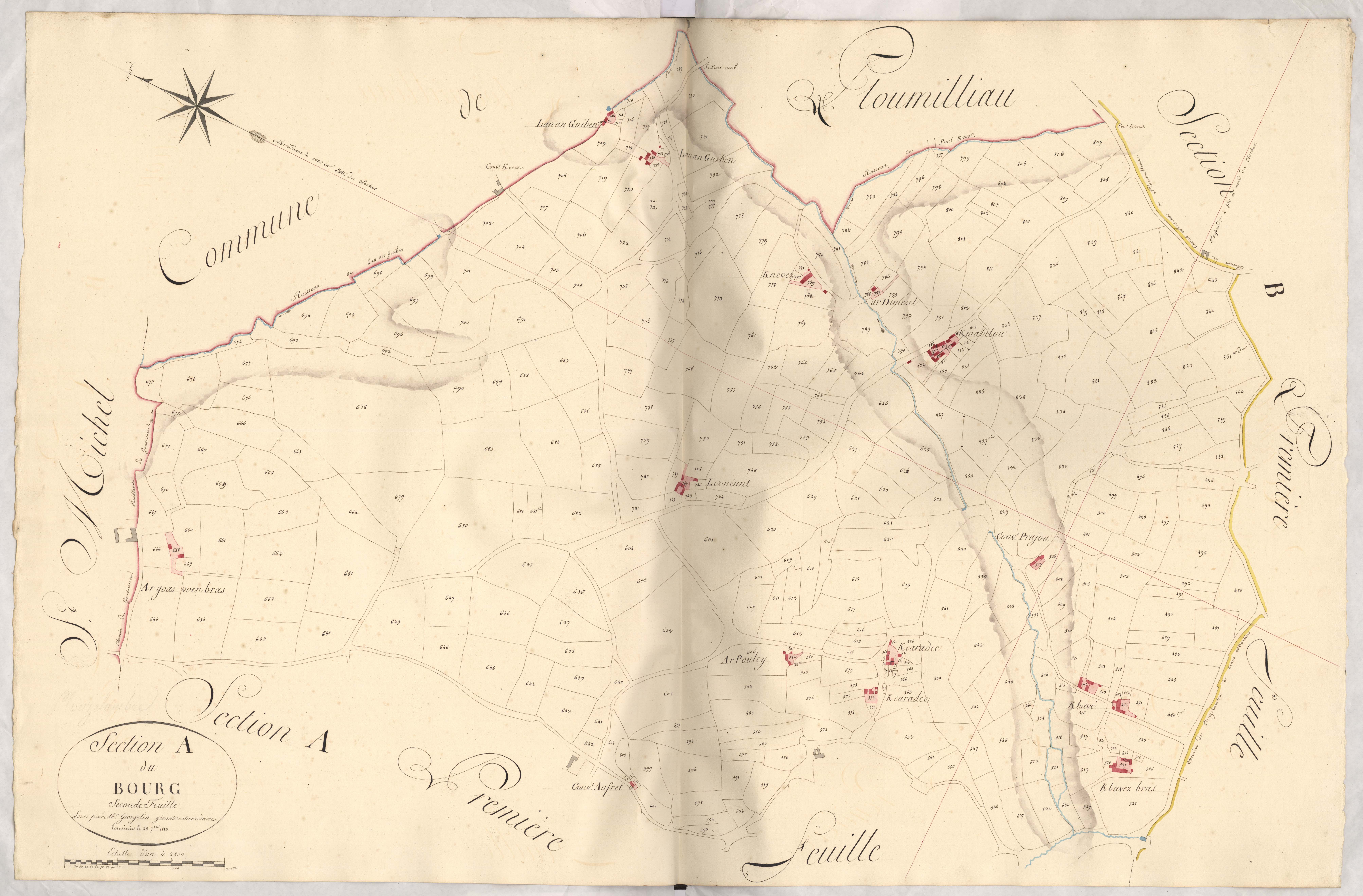 Plouzélambre - Section A, 2e feuille