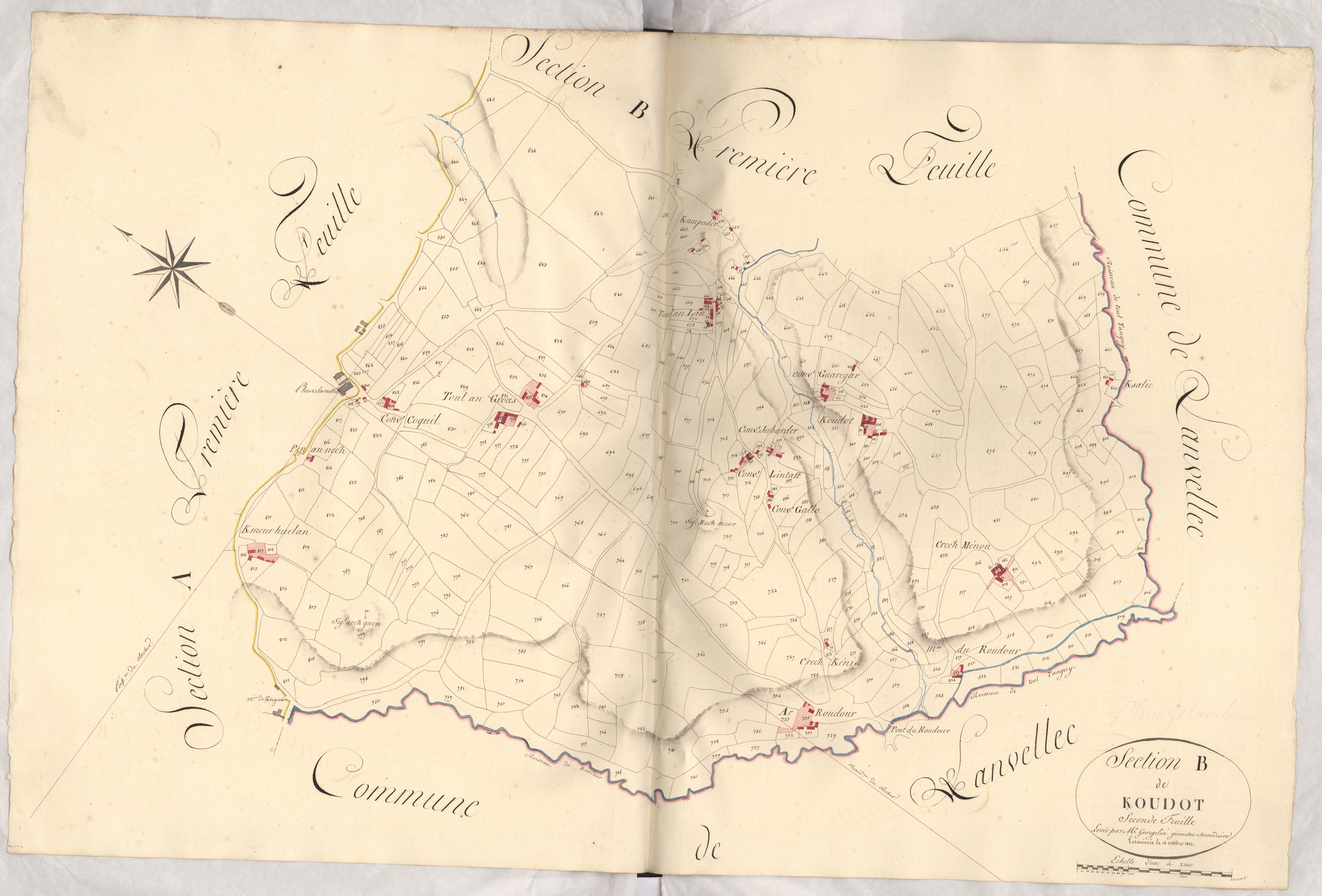 Plouzélambre - Section B, 2e feuille