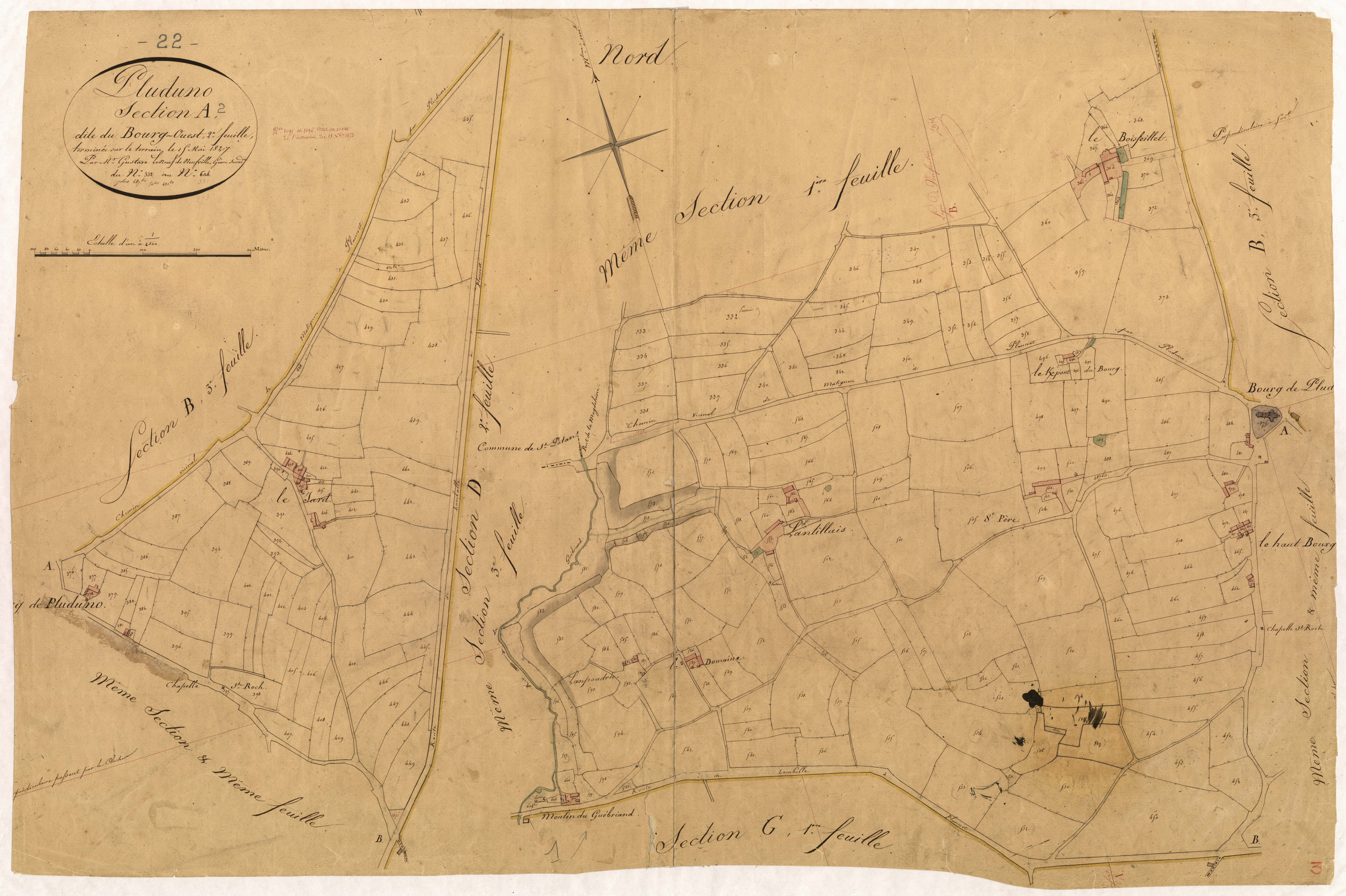 Pluduno - Section A, 2e feuille