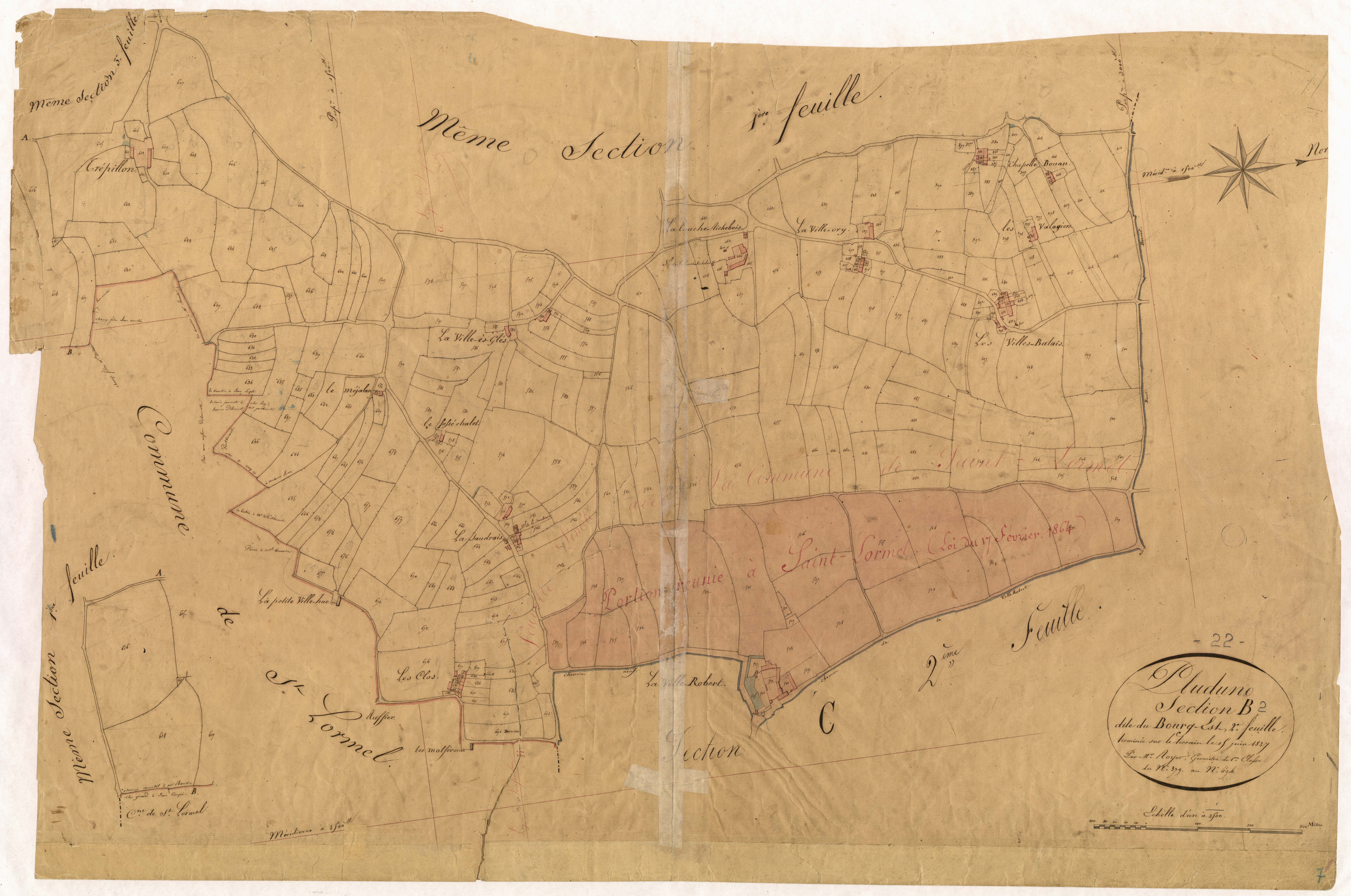 Pluduno - Section B, 2e feuille