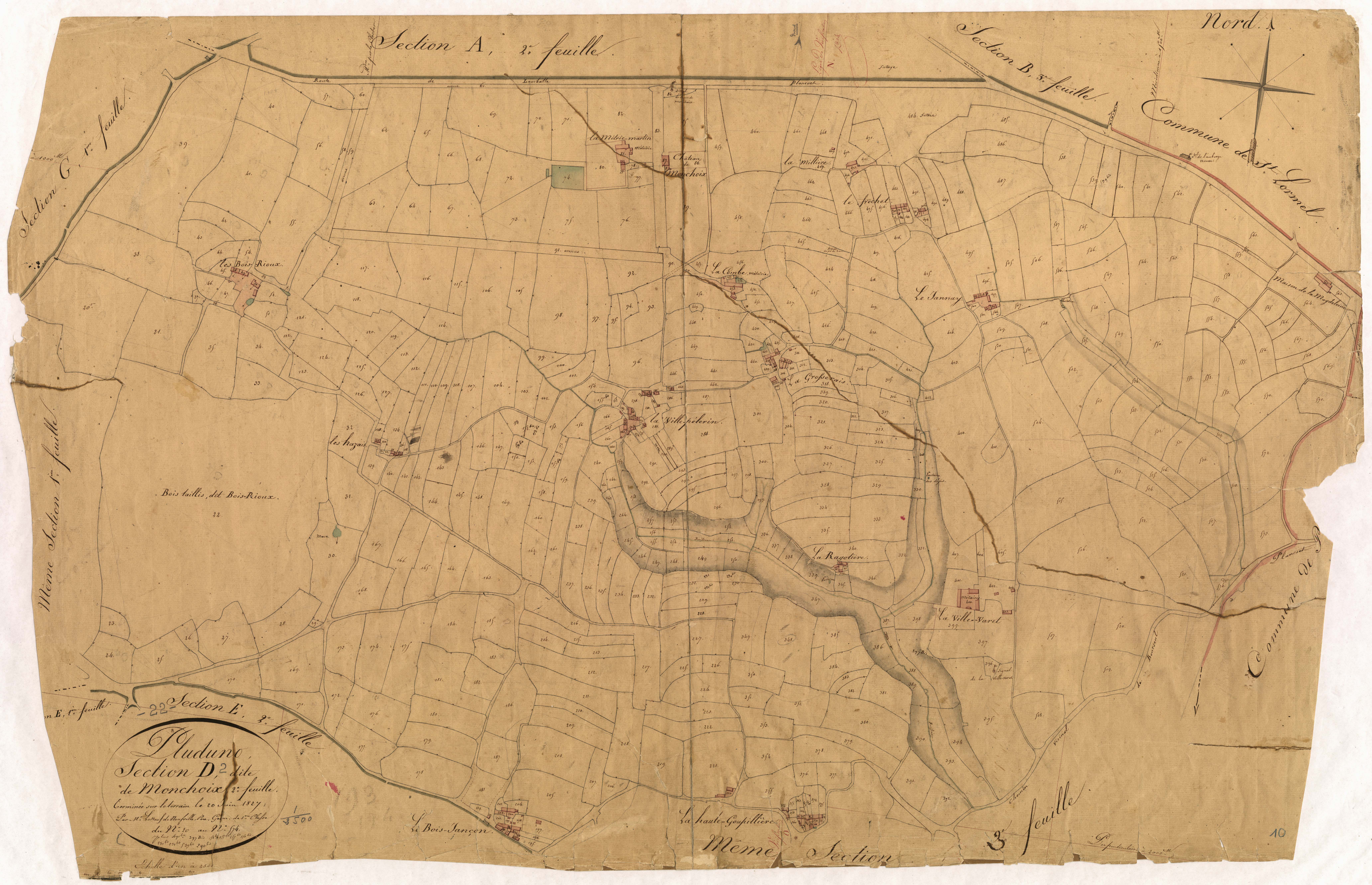Pluduno - Section D, 2e feuille