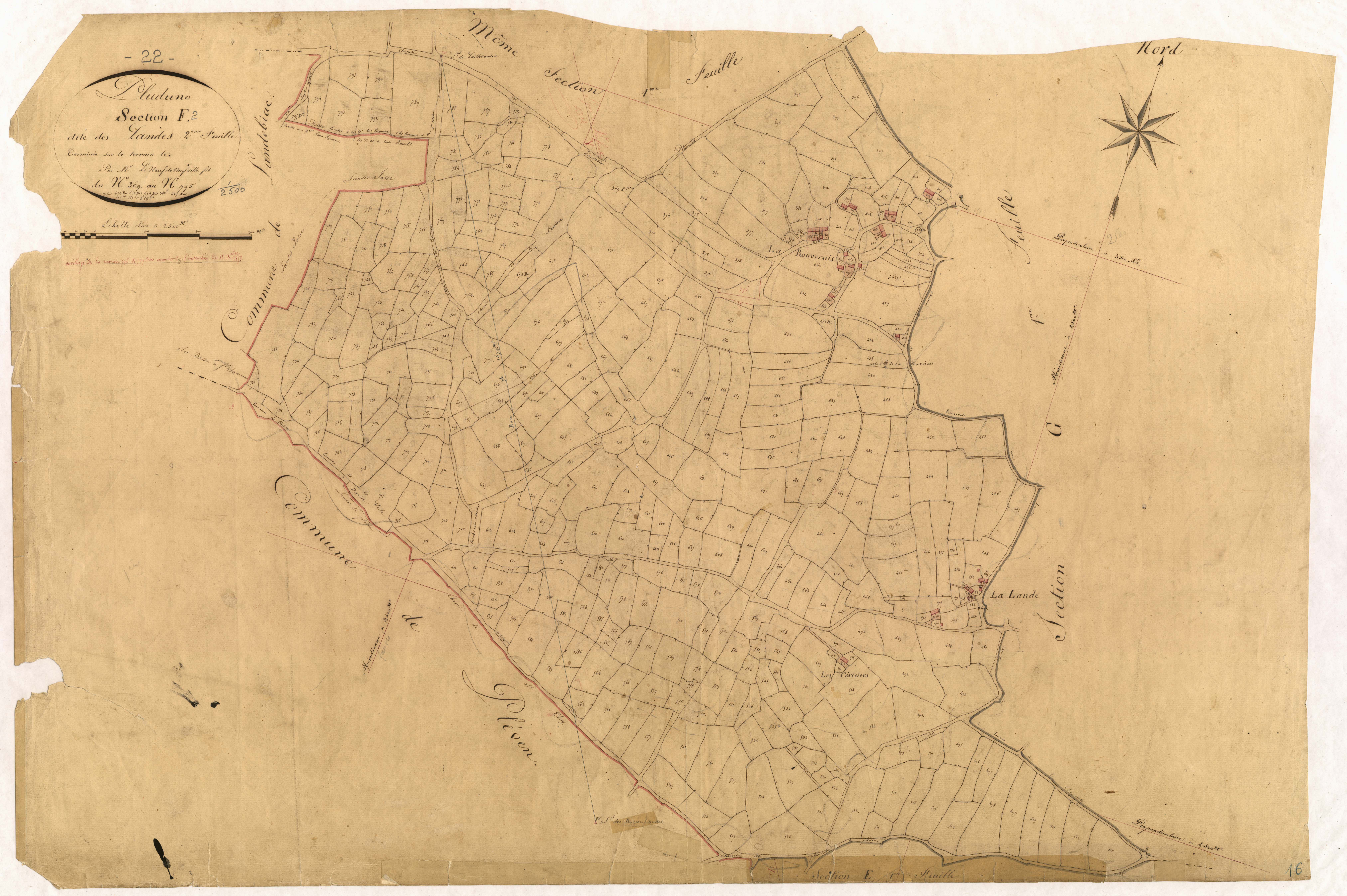 Pluduno - Section F, 2e feuille