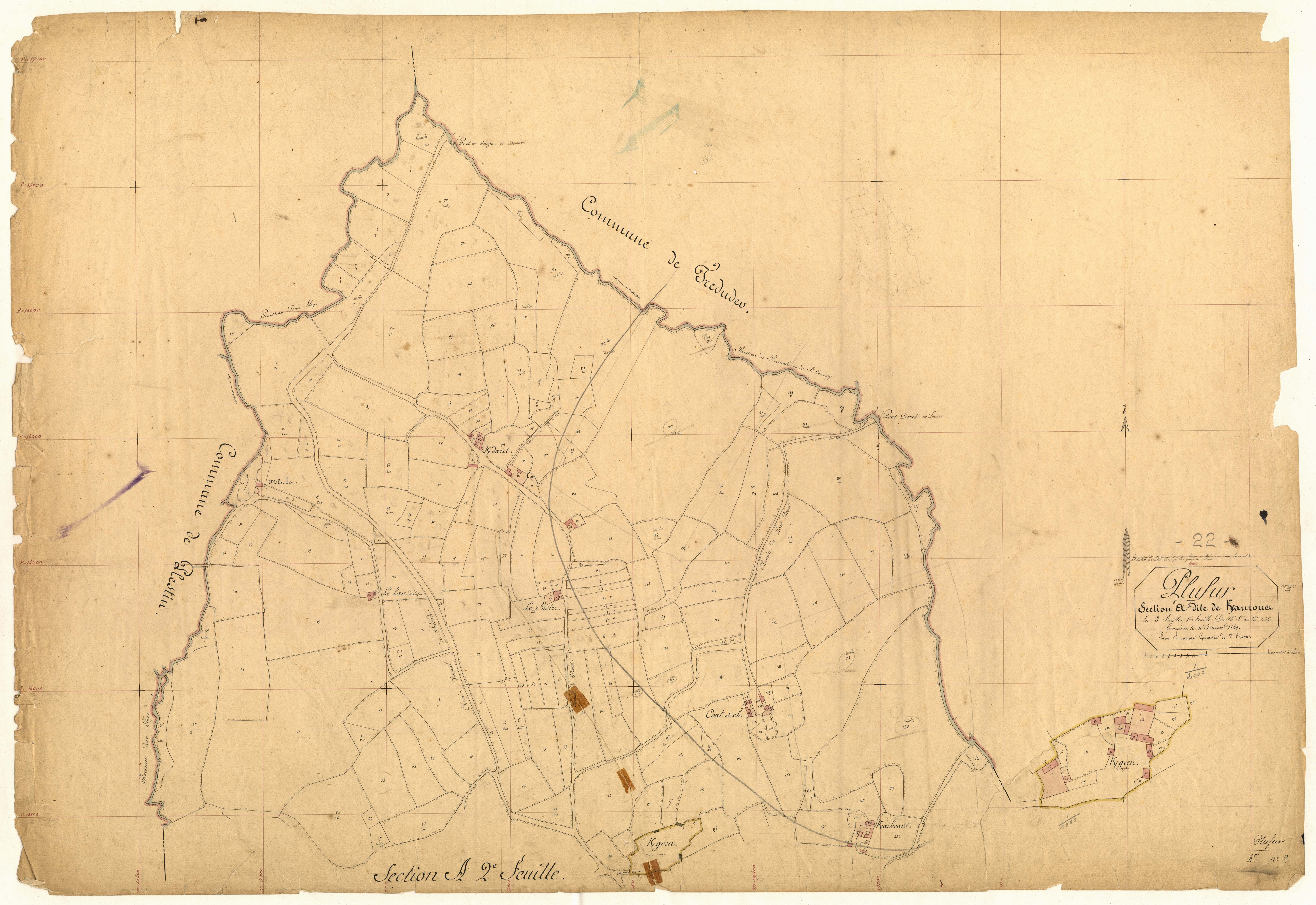 Plufur - Section A, 1re feuille