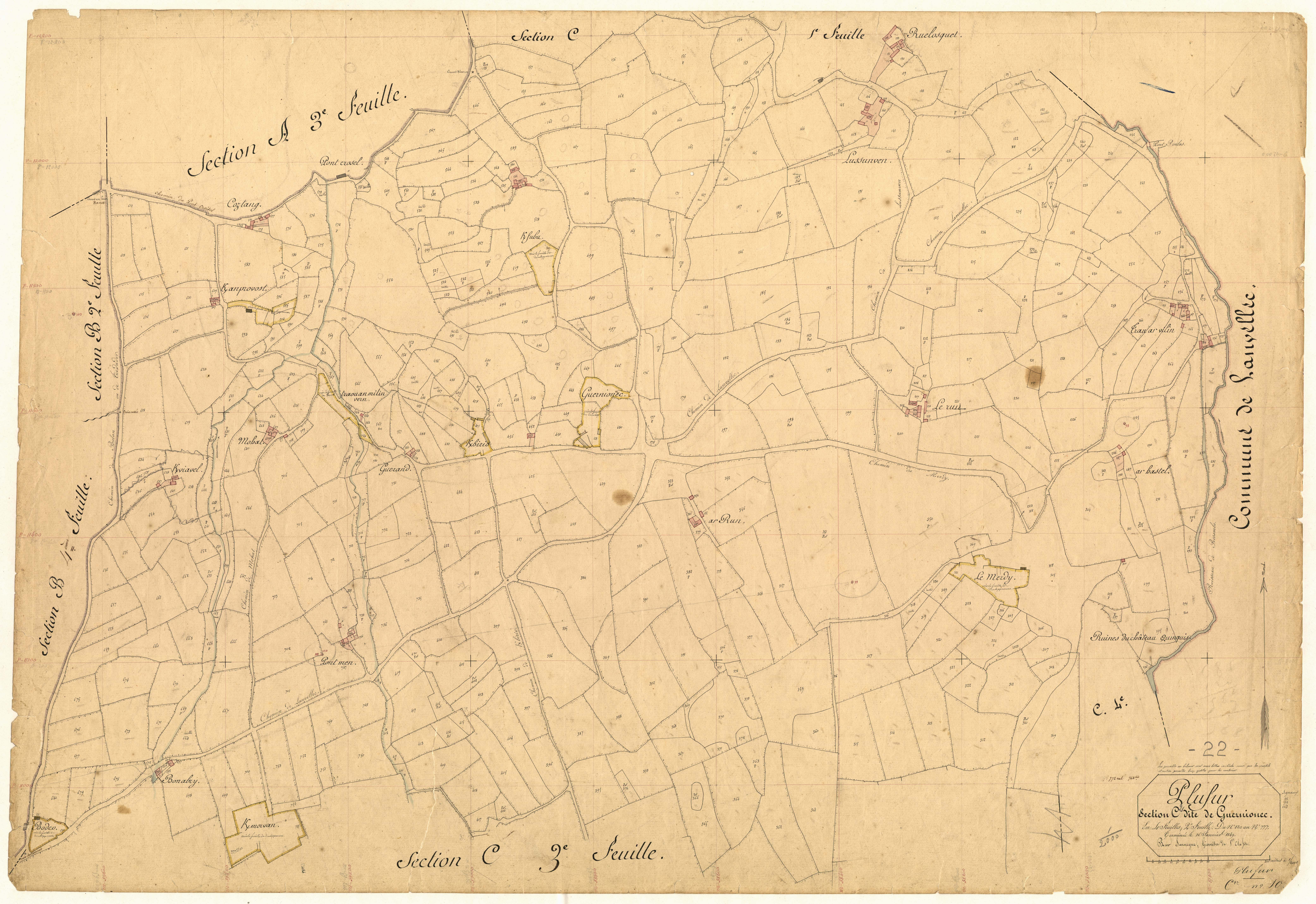 Plufur - Section C, 2e feuille