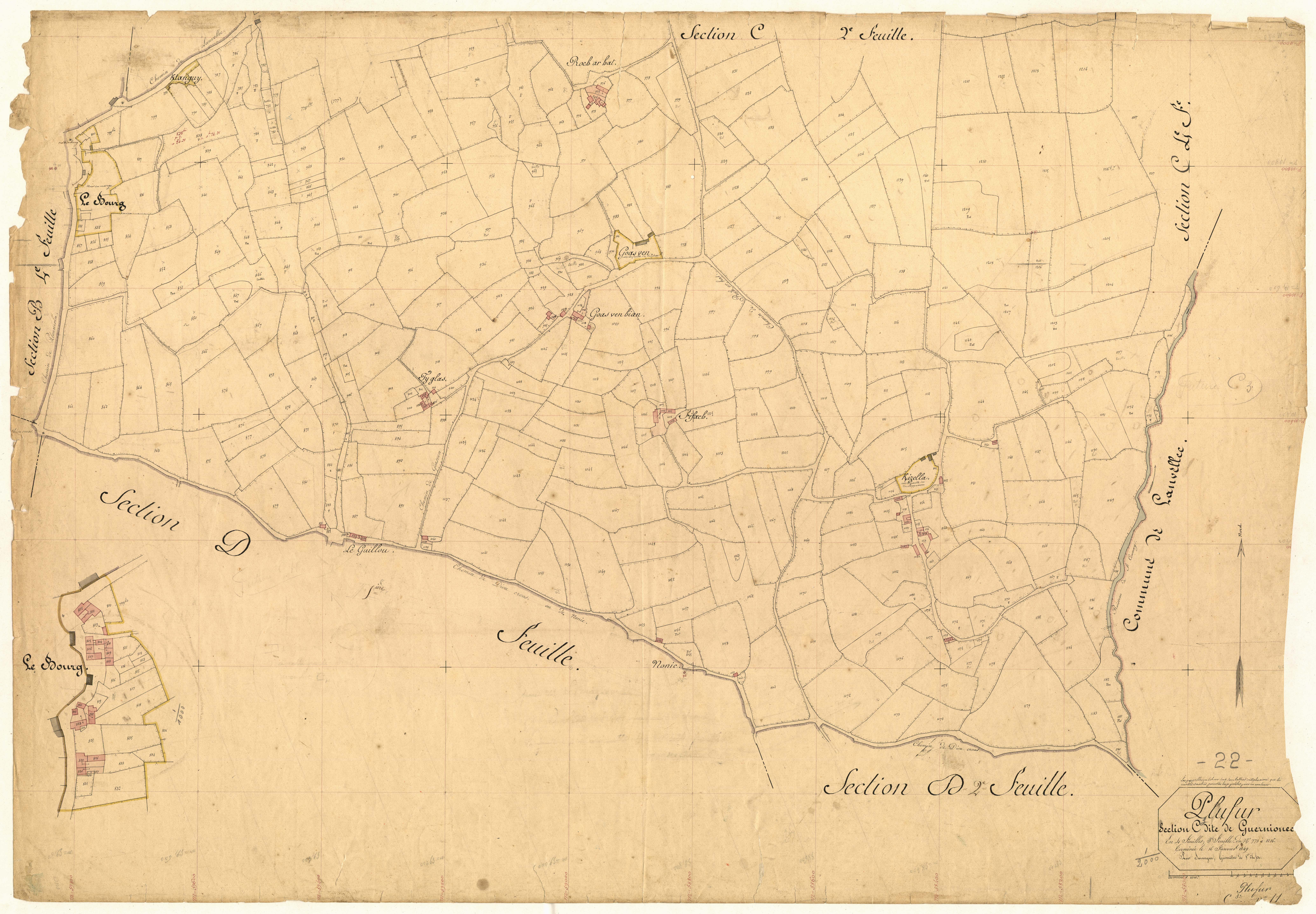 Plufur - Section C, 3e feuille