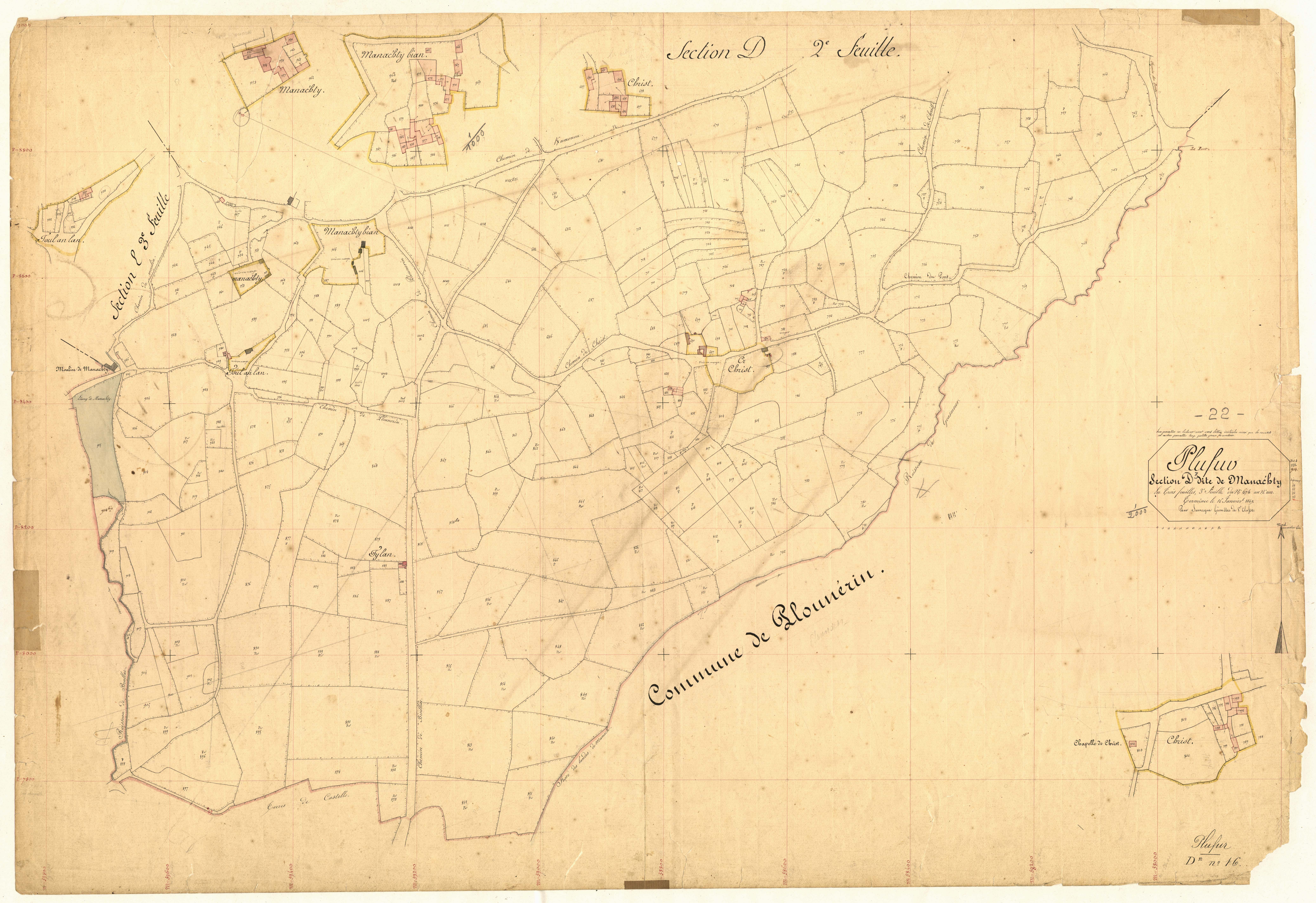 Plufur - Section D, 3e feuille
