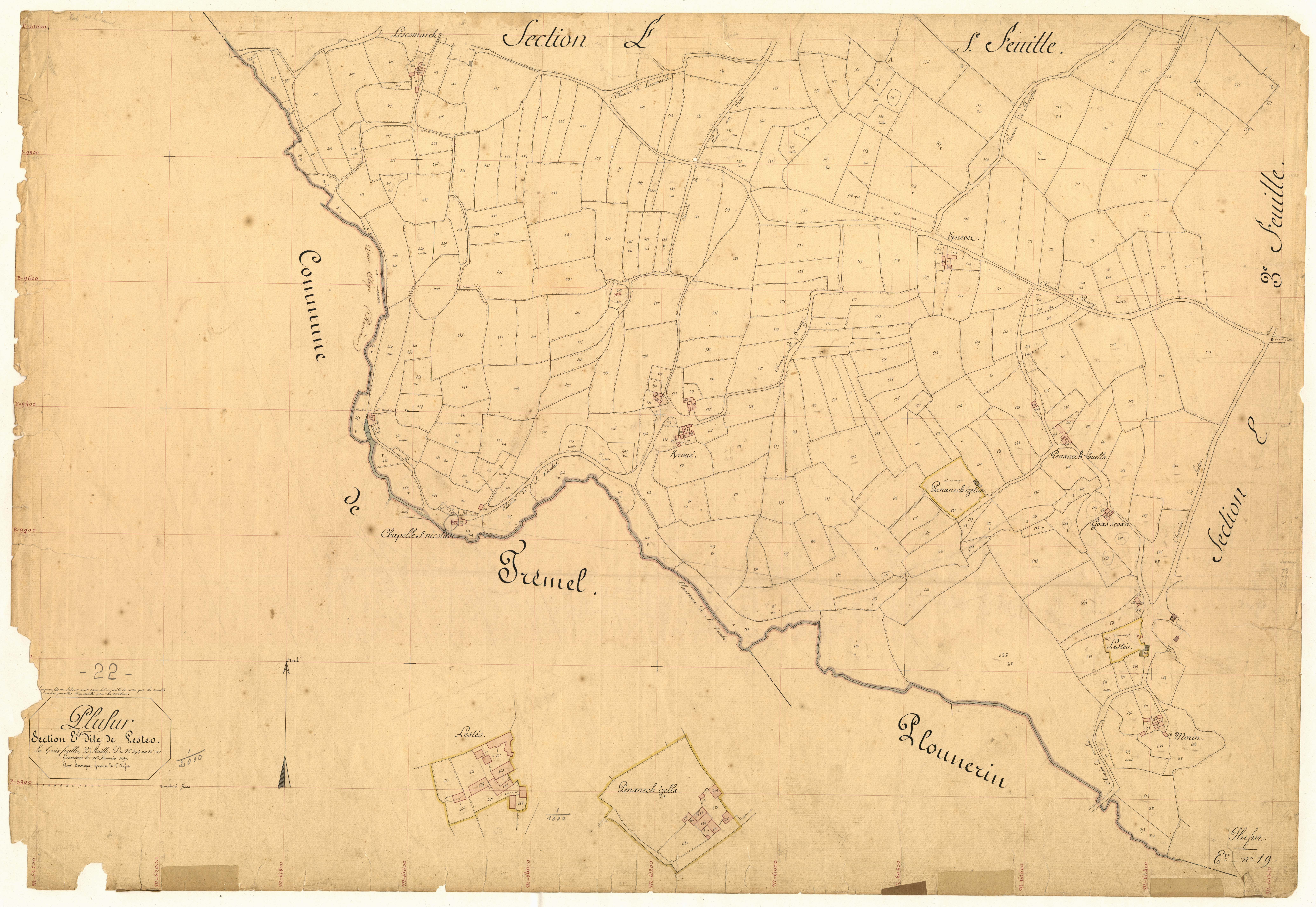 Plufur - Section E, 2e feuille