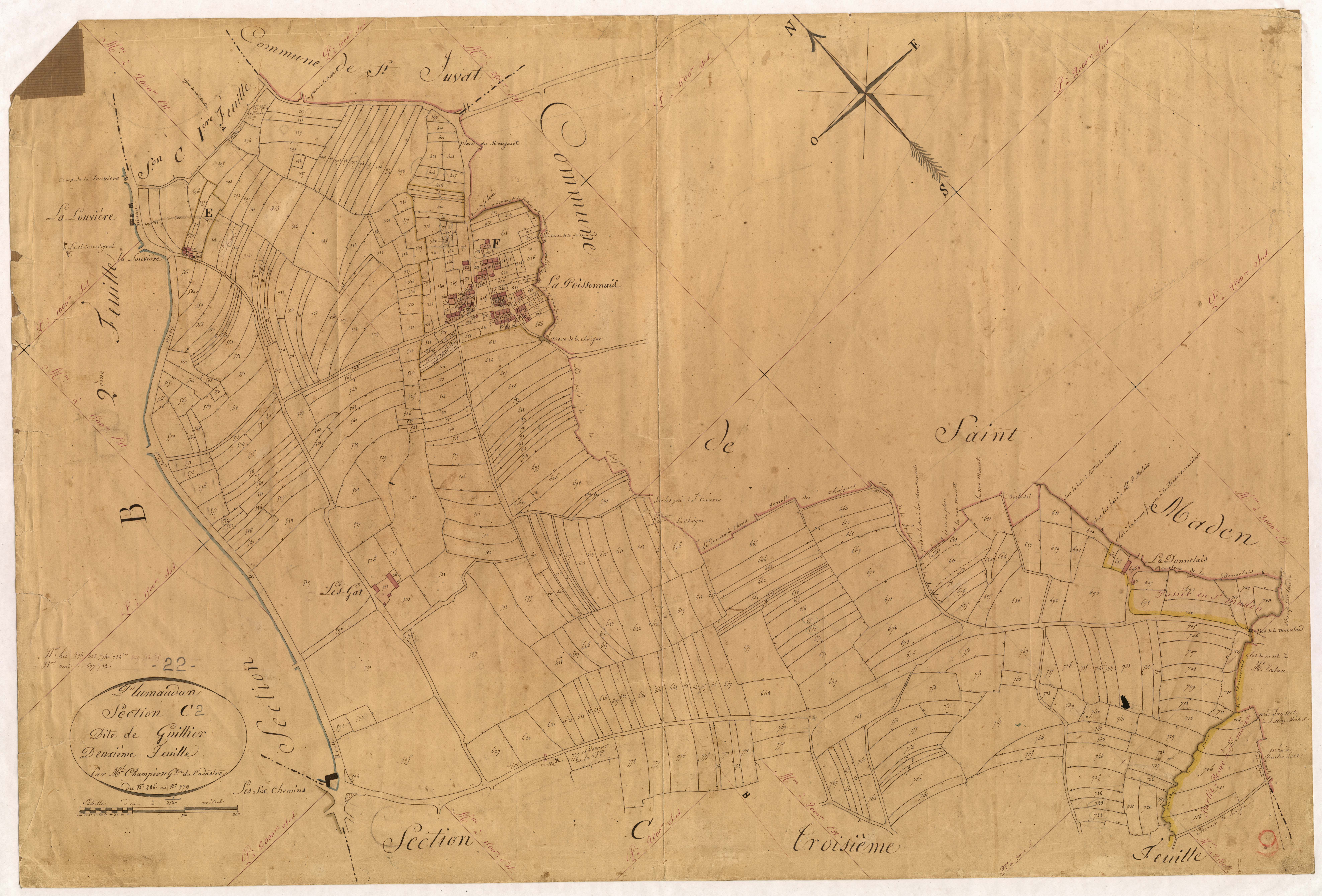 Plumaudan - Section C, 2e feuille