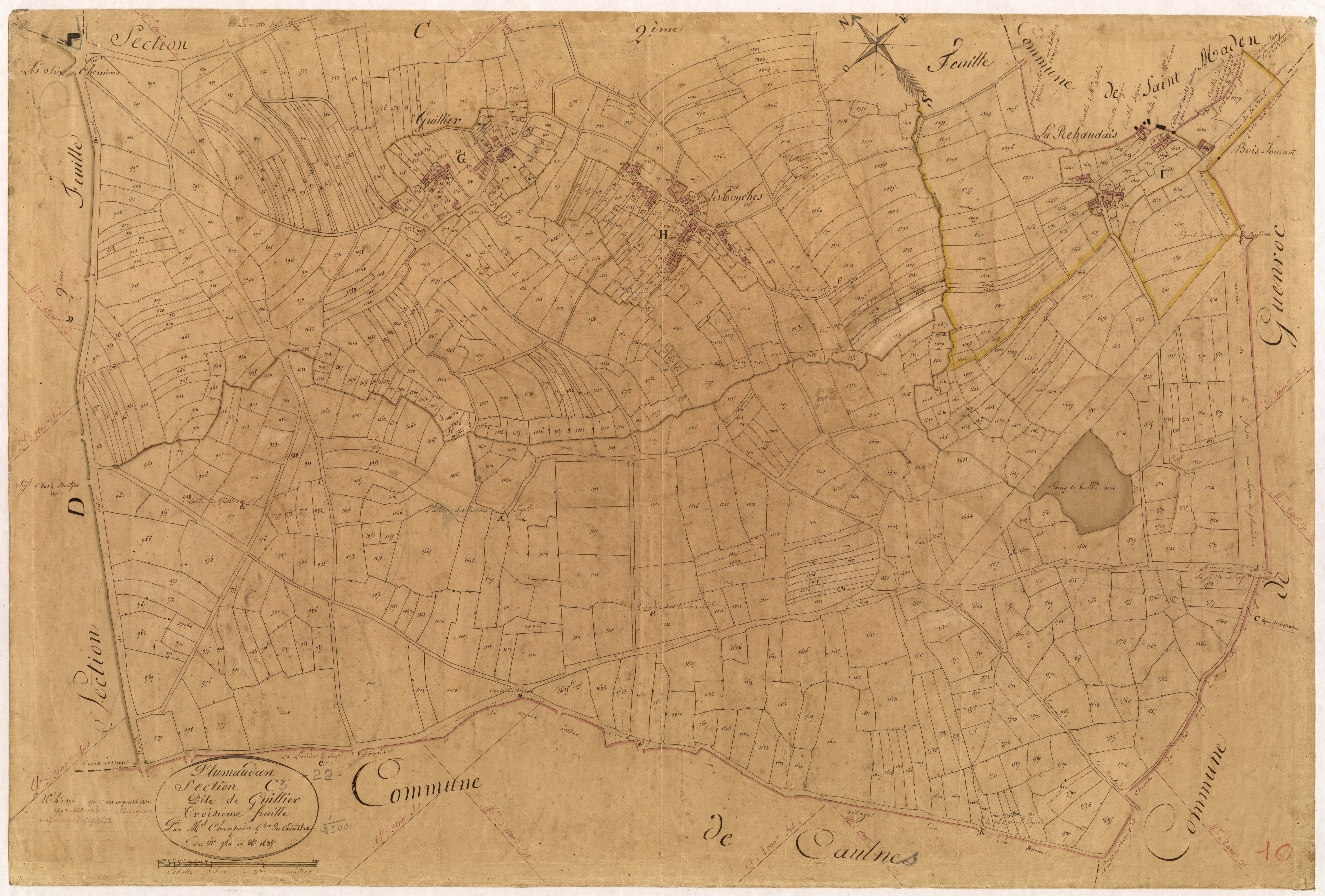 Plumaudan - Section C, 3e feuille