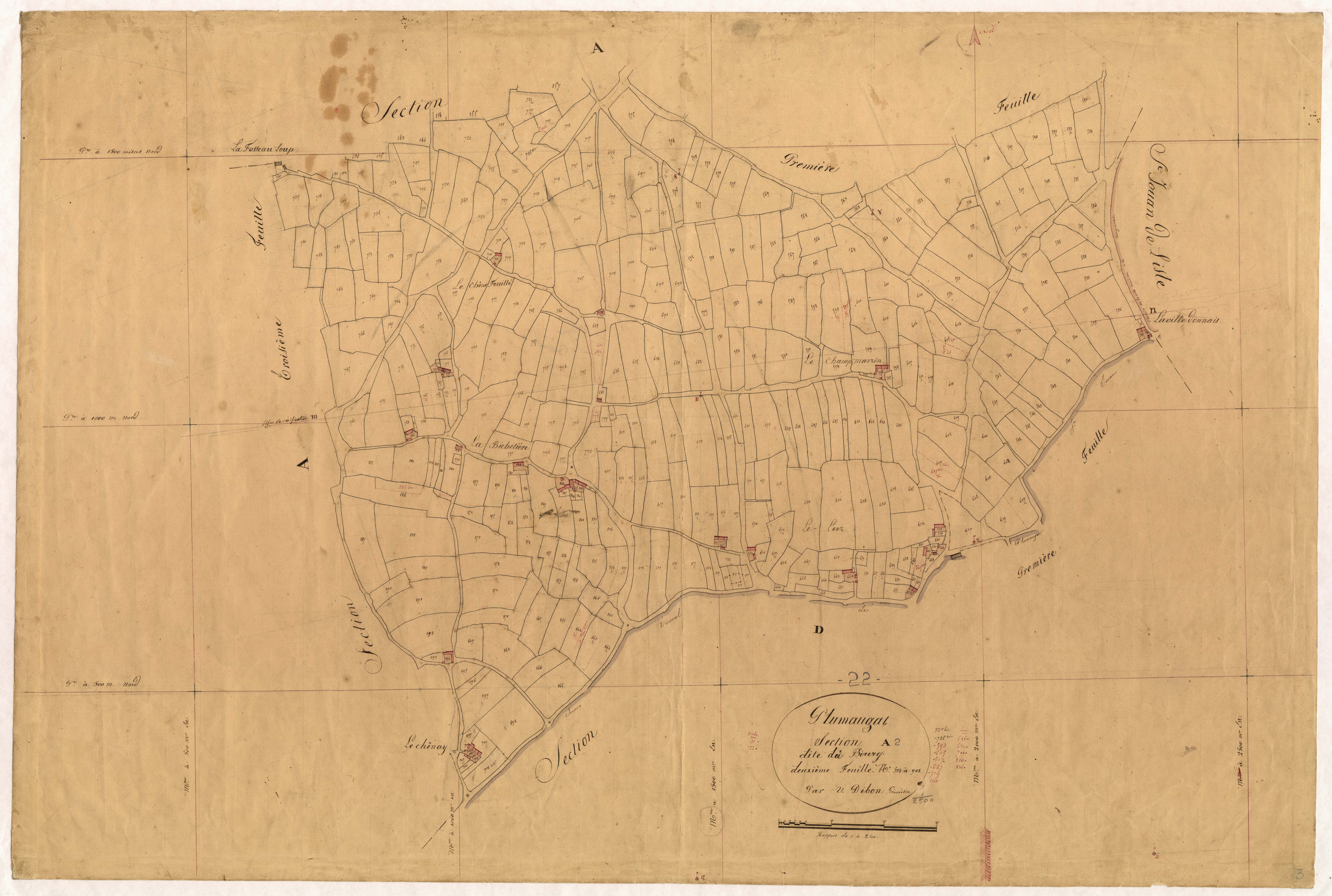 Plumaugat - Section A, 2e feuille