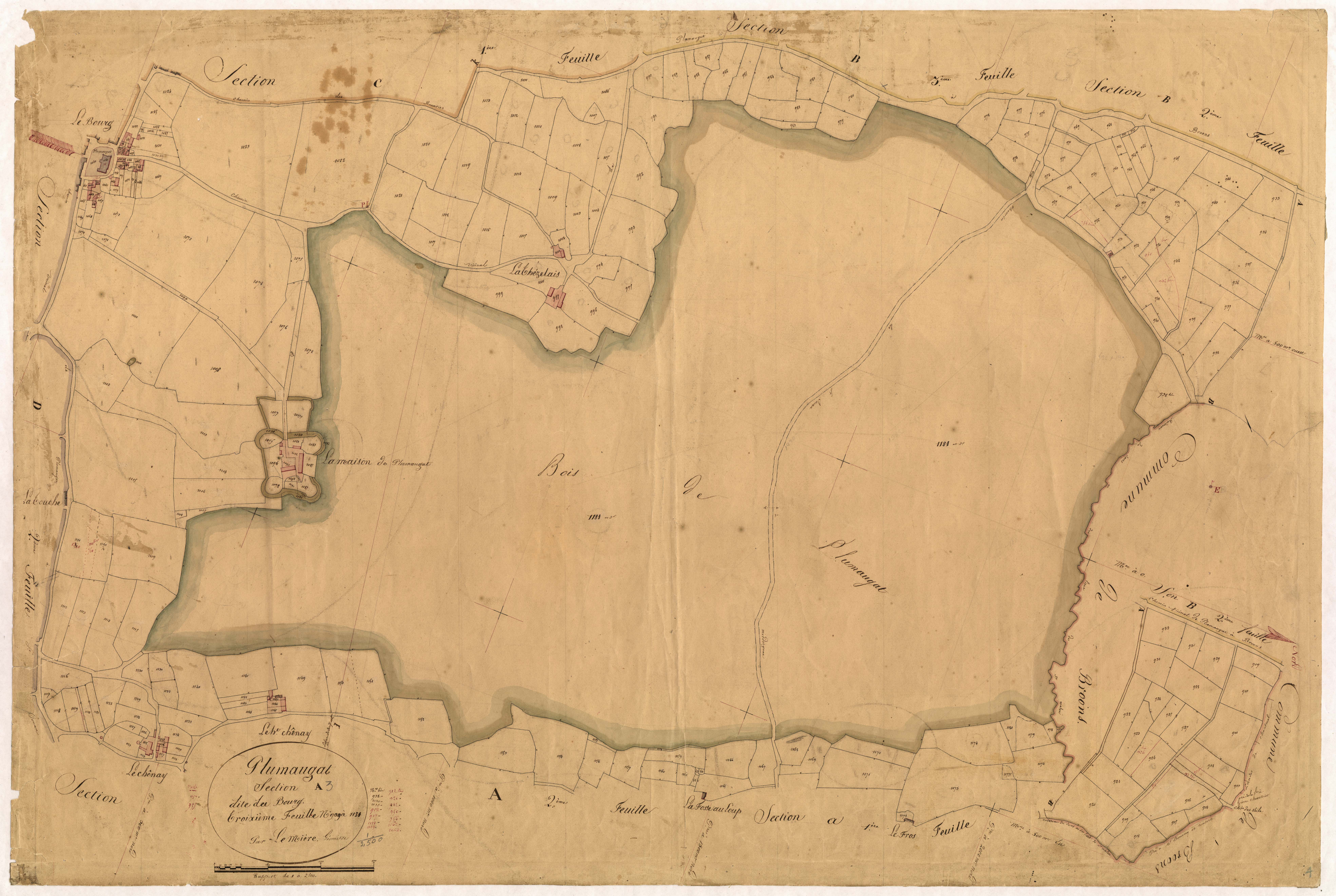 Plumaugat - Section A, 3e feuille