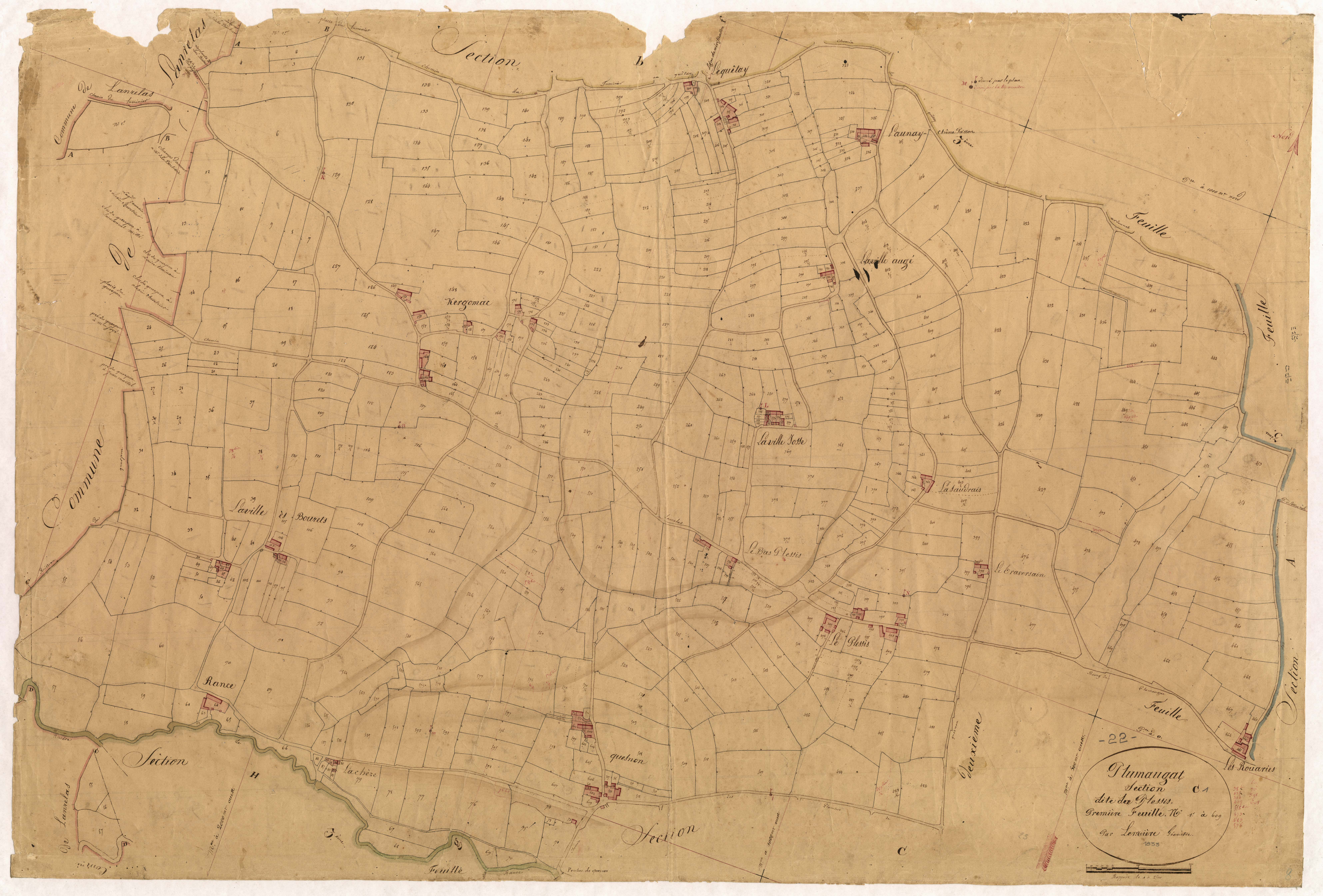 Plumaugat - Section C, 1re feuille