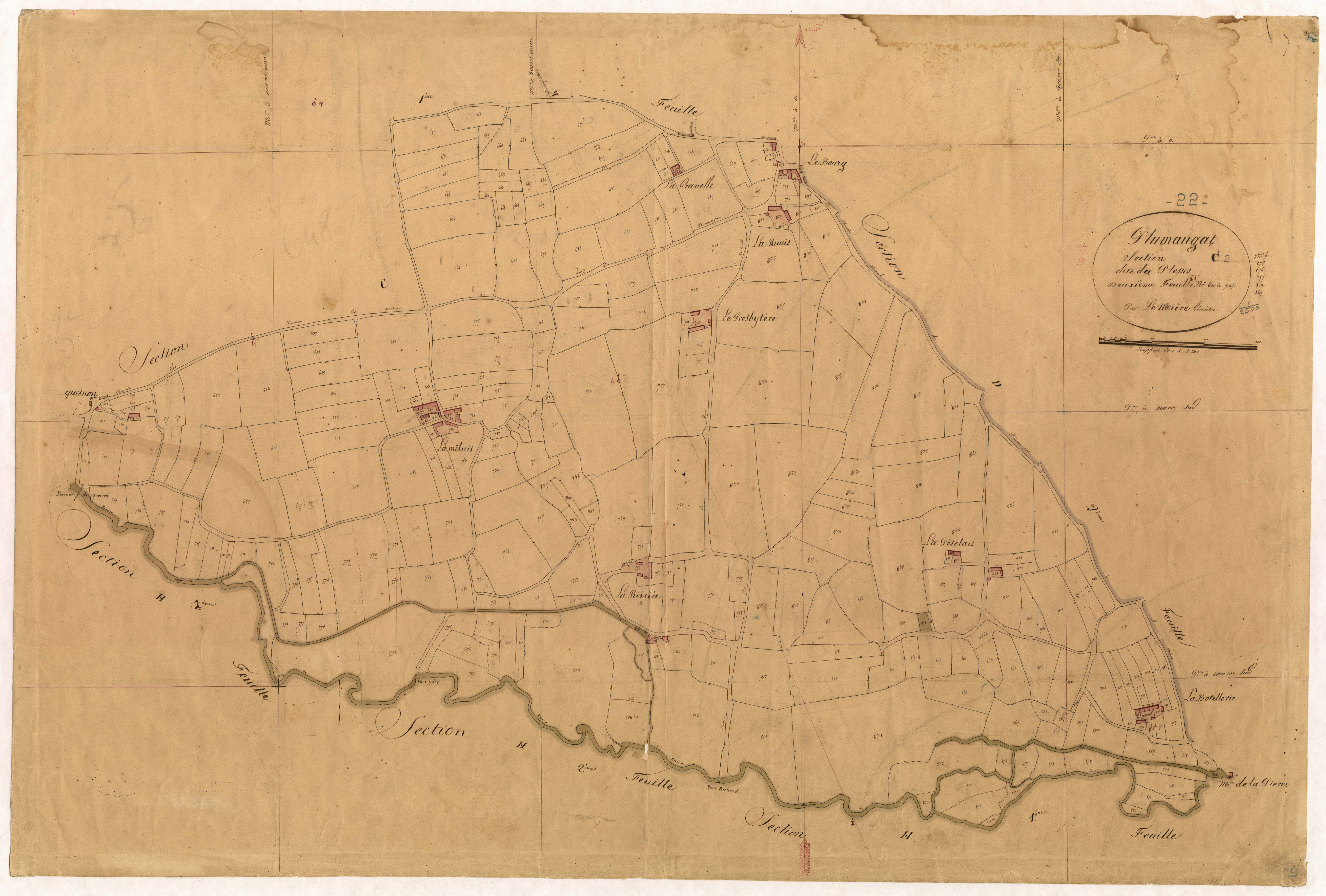 Plumaugat - Section C, 2e feuille