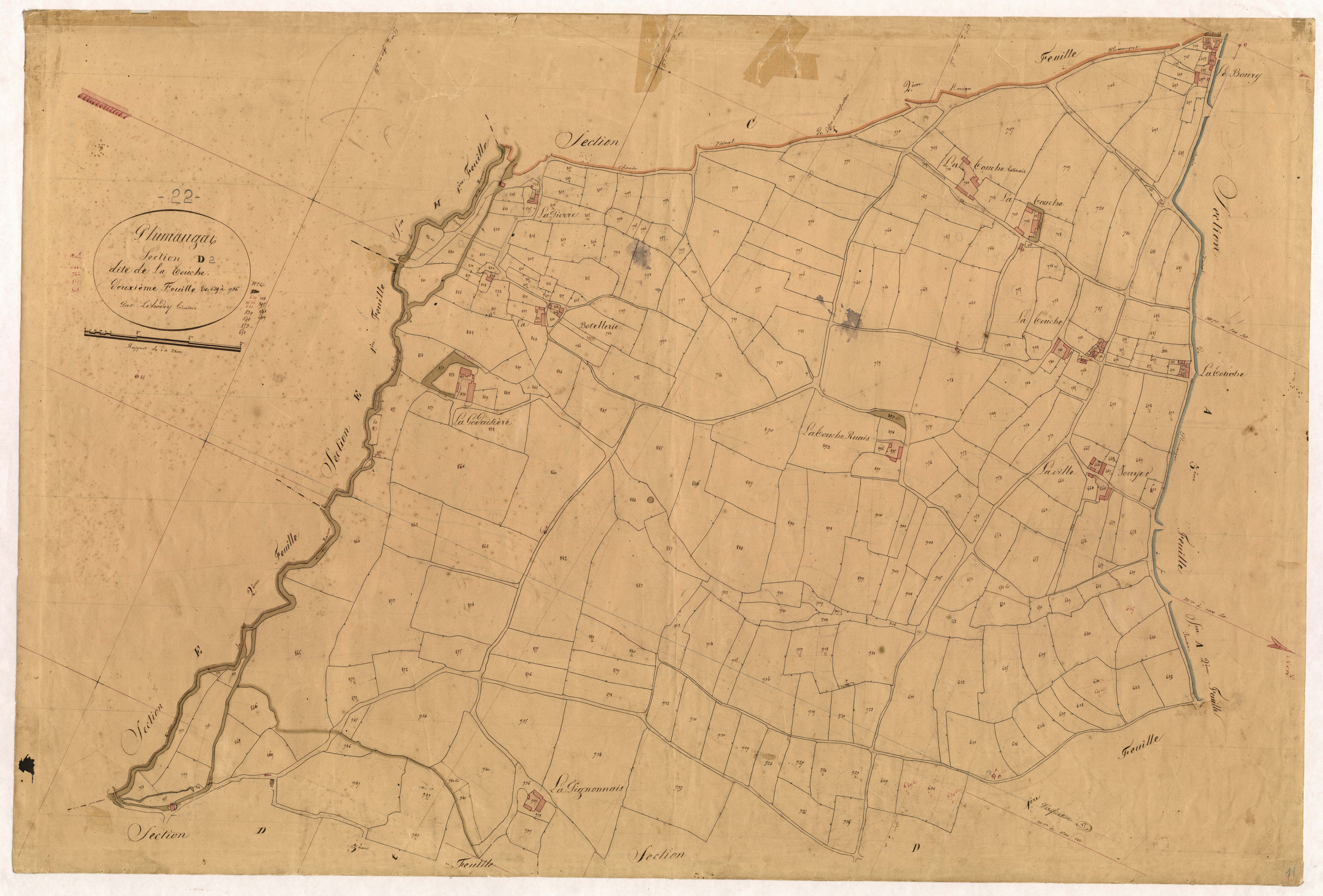 Plumaugat - Section D, 2e feuille
