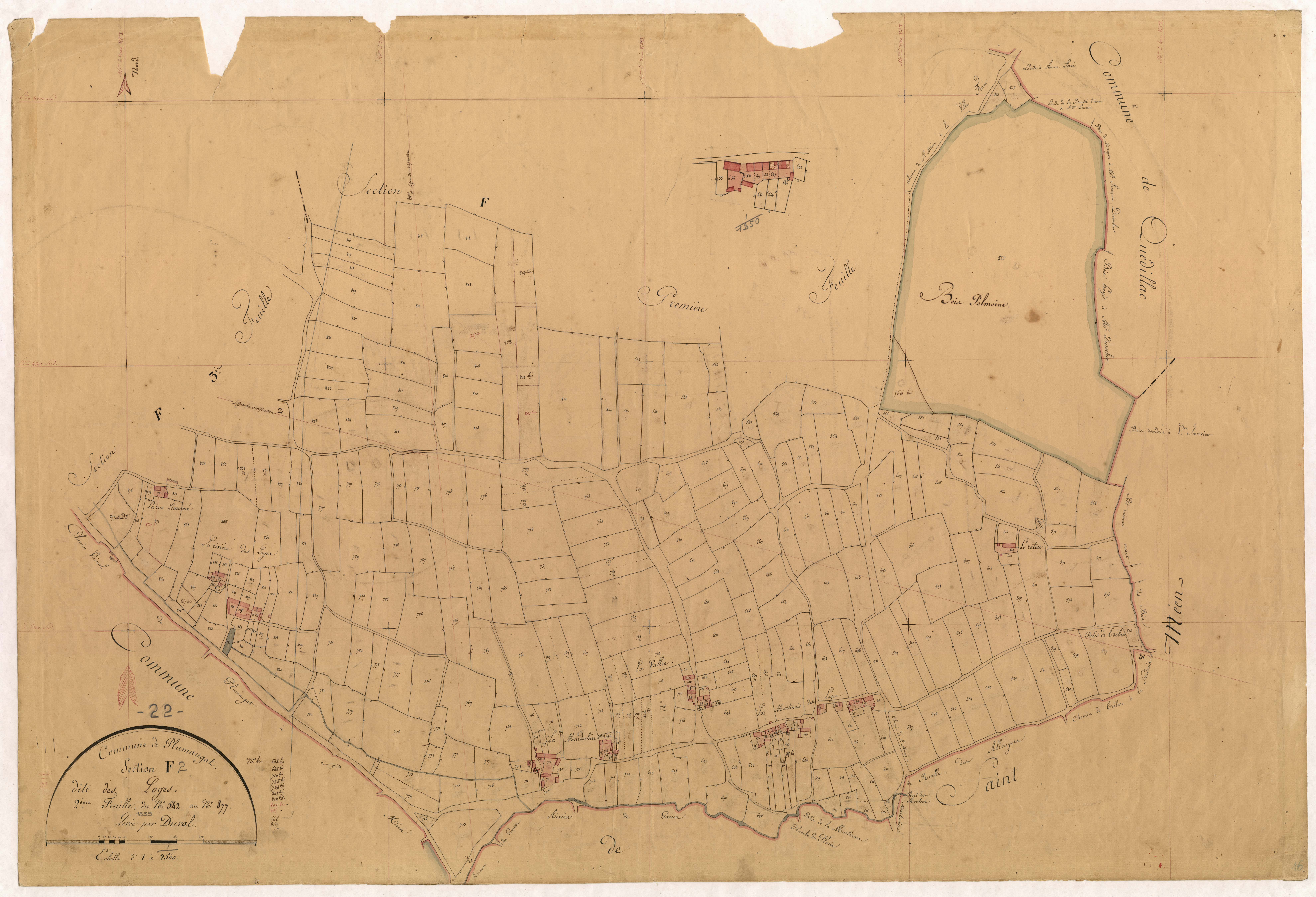 Plumaugat - Section F, 2e feuille