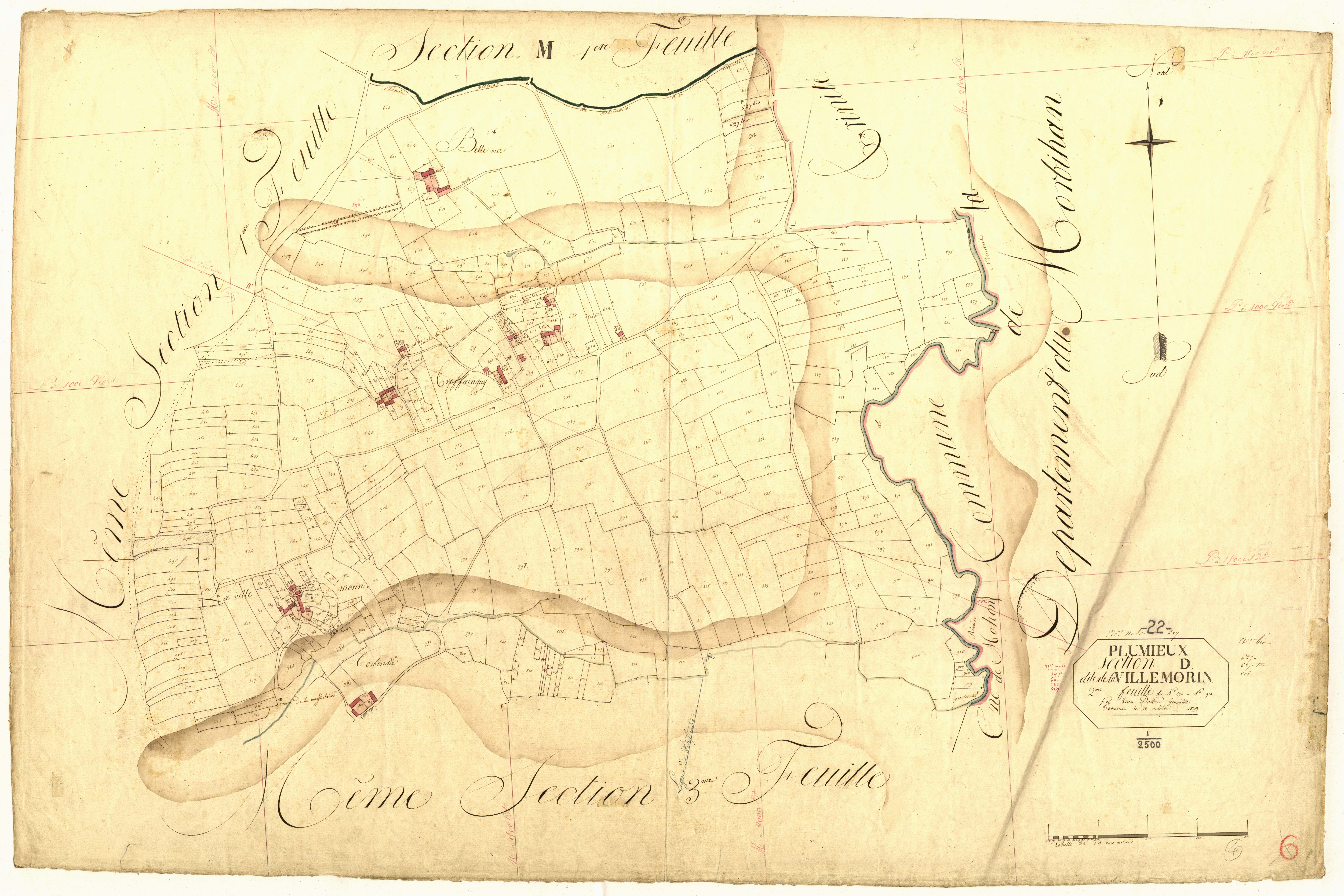 Plumieux - Section D, 2e feuille