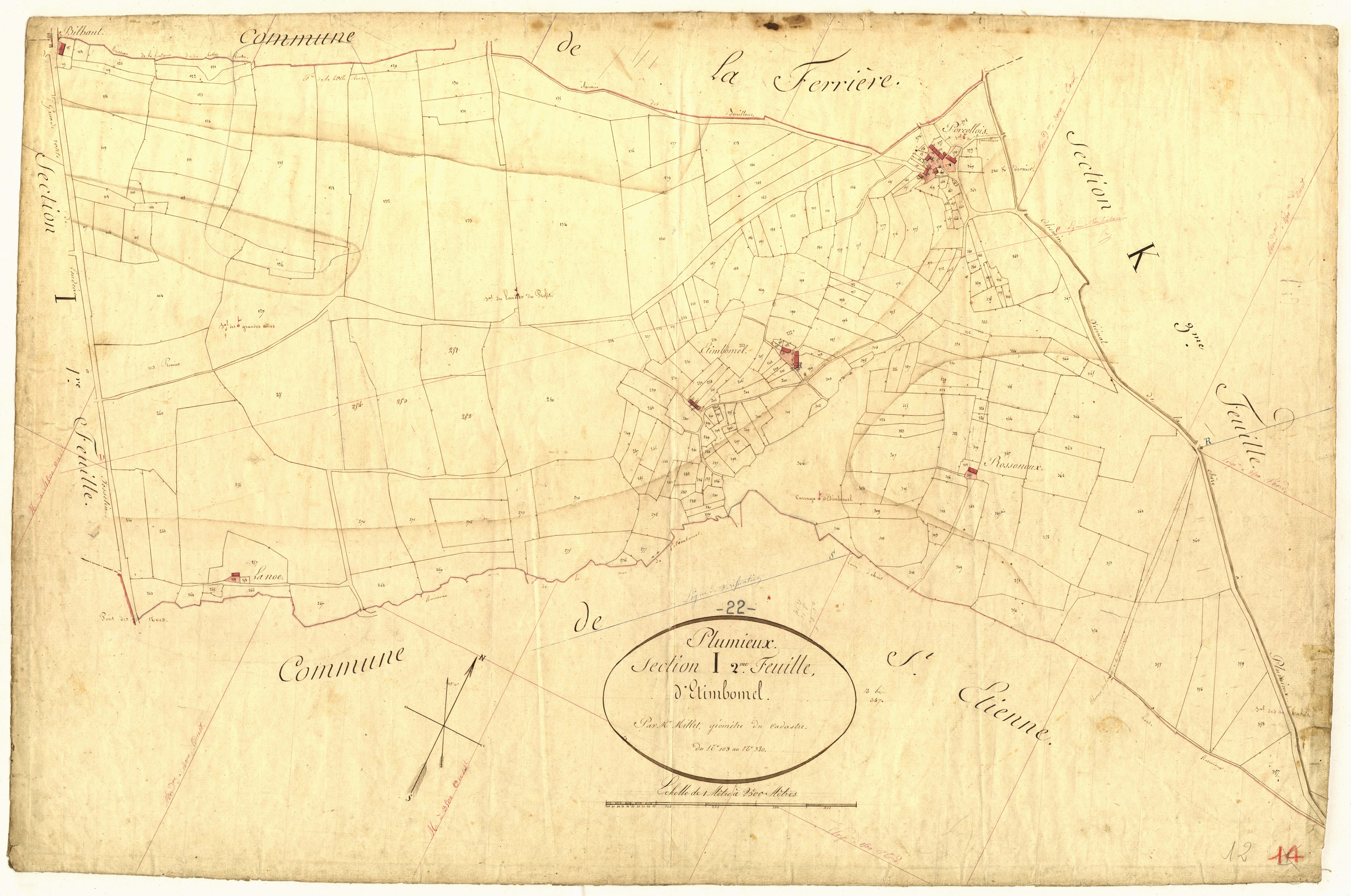 Plumieux - Section I, 2e feuille