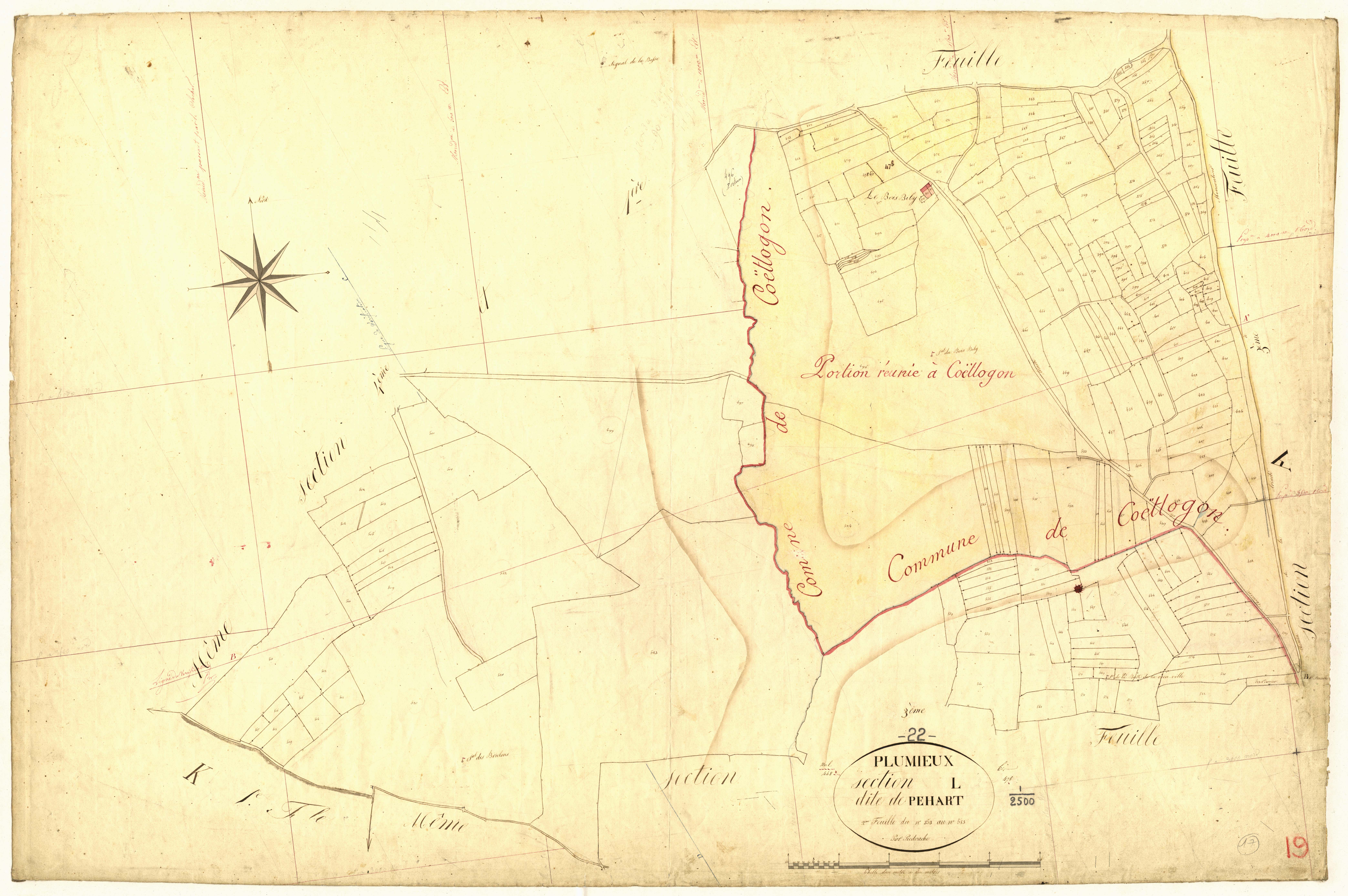 Plumieux - Section L, 2e feuille