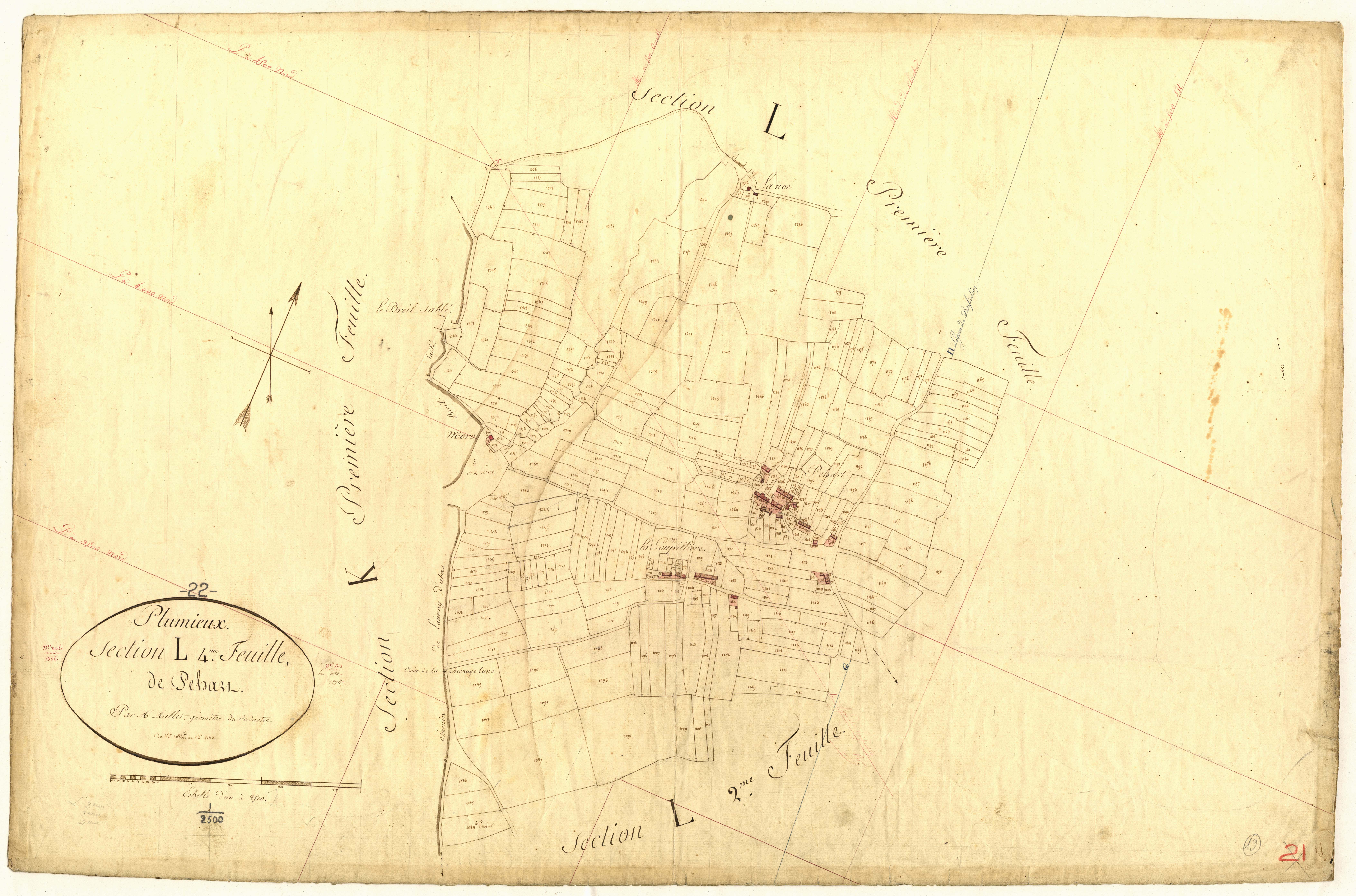 Plumieux - Section L, 4e feuille
