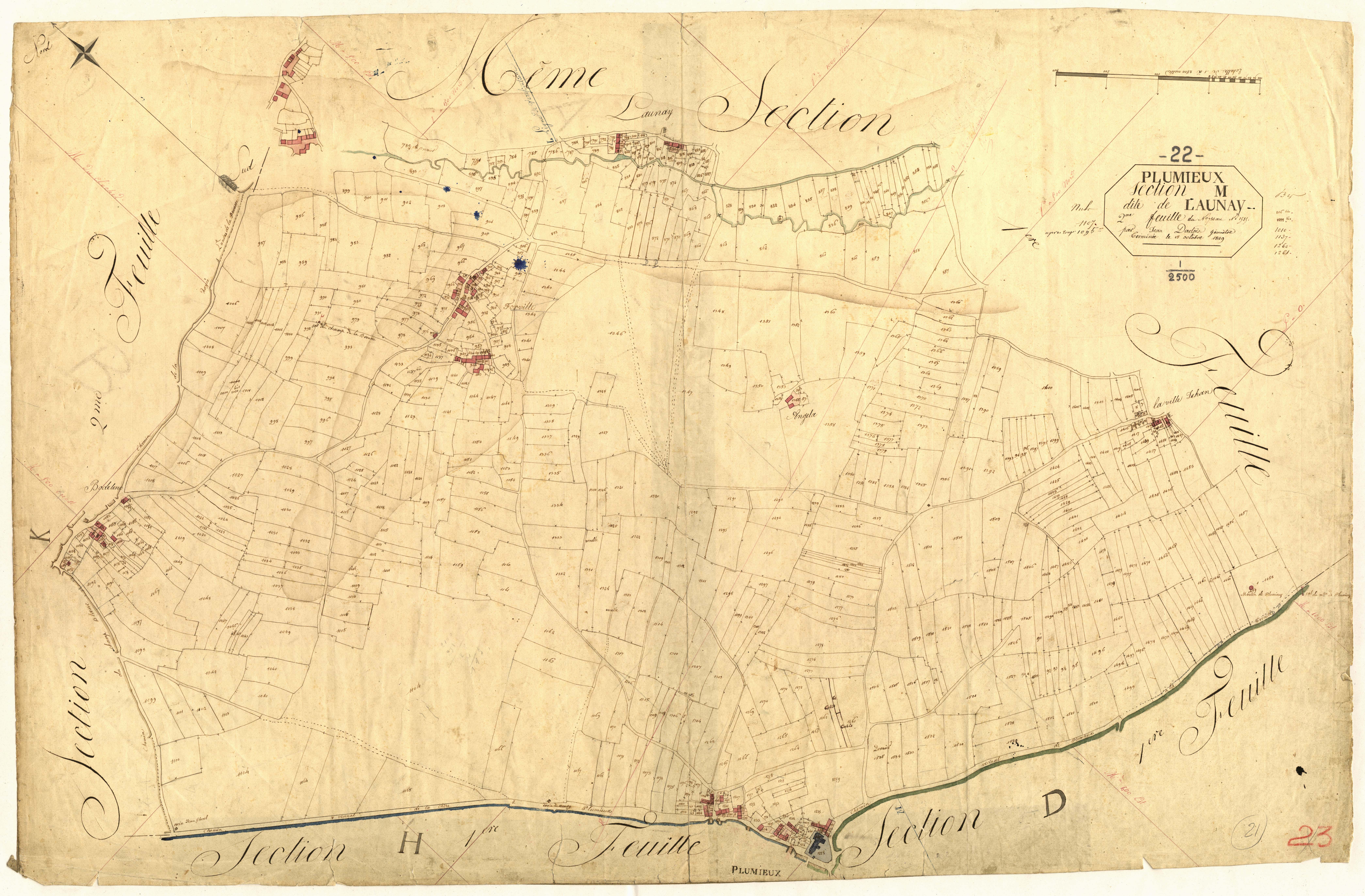 Plumieux - Section M, 2e feuille