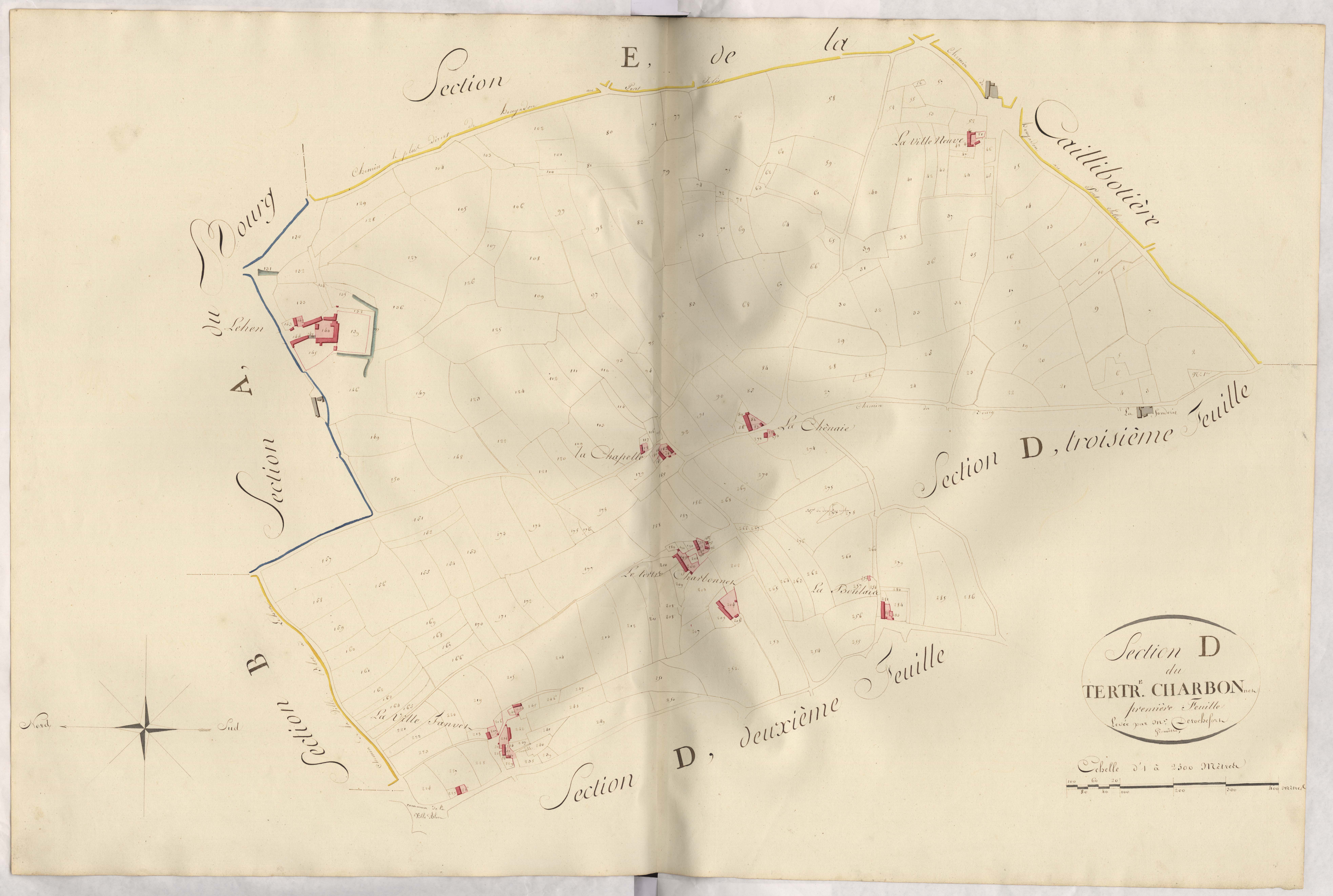 Plurien - Section D, 1re feuille