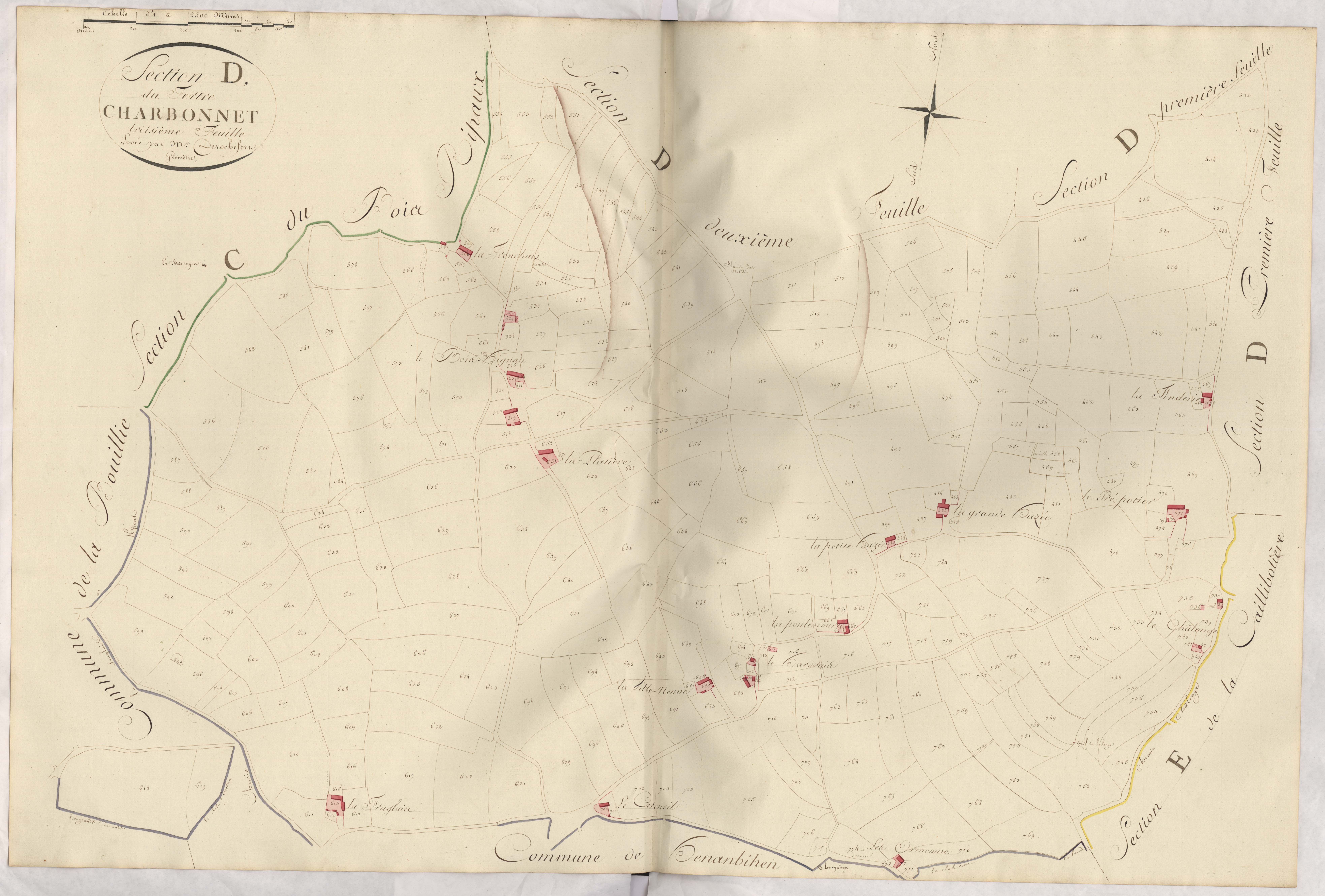 Plurien - Section D, 3e feuille