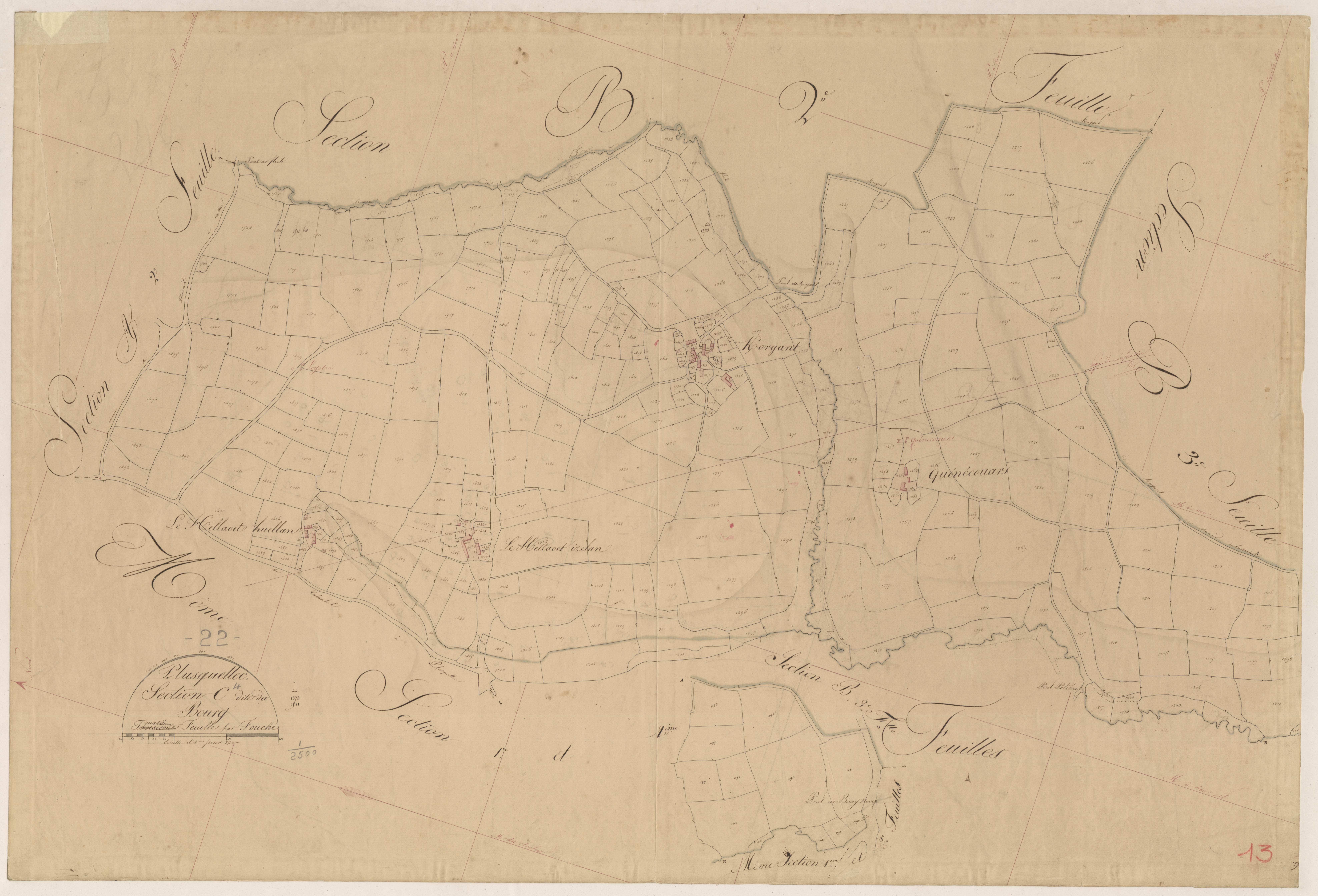 Plusquellec - Section C, 4e feuille