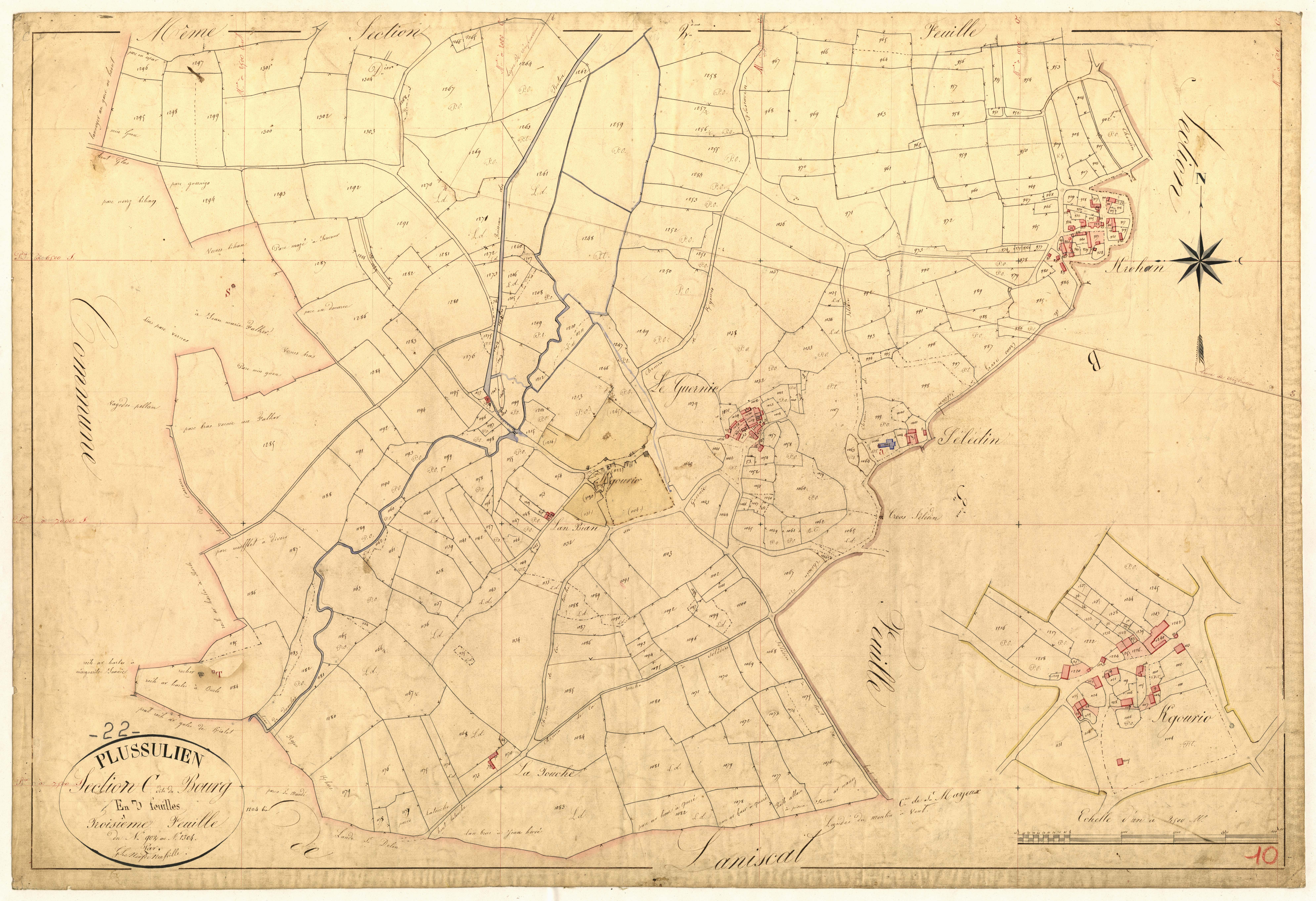 Plussulien - Section C, 3e feuille