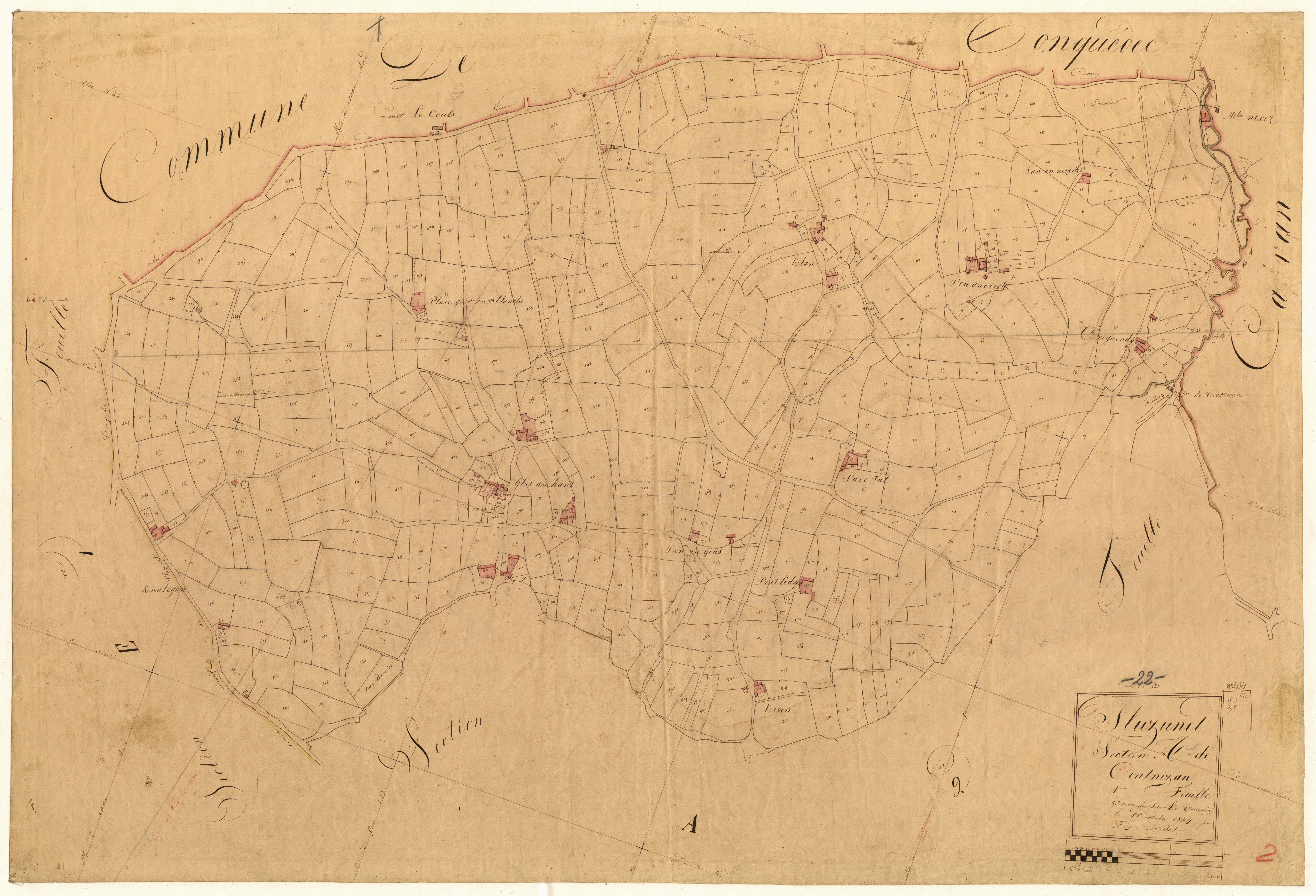 Pluzunet - Section A, 1re feuille